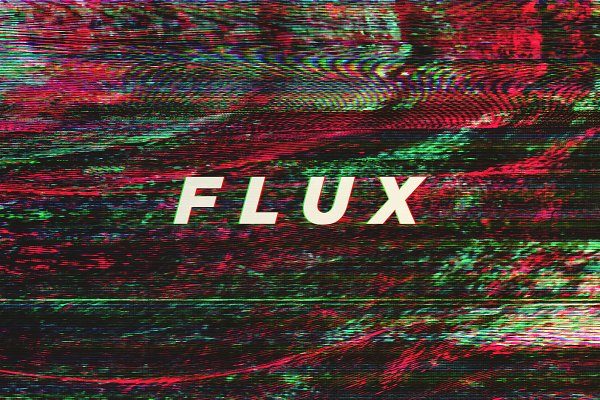 20款抽象高清失真故障海报设计底纹背景图片素材 RuleByArt – Flux Distortion Textures