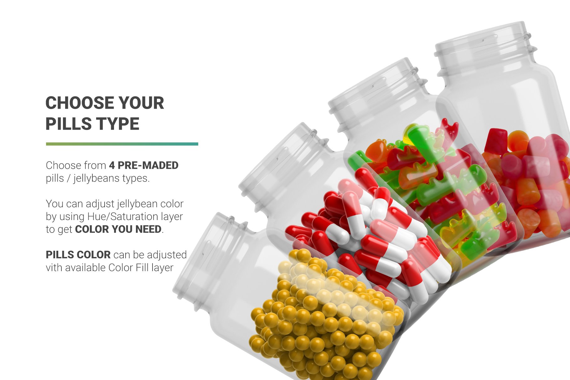 高分辨率药物胶囊维生素塑料包装瓶设计展示样机 Vitamins Bottle Mockup插图2 高分辨率药物胶囊维生素塑料包装瓶设计展示样机 Vitamins Bottle Mockup插图2