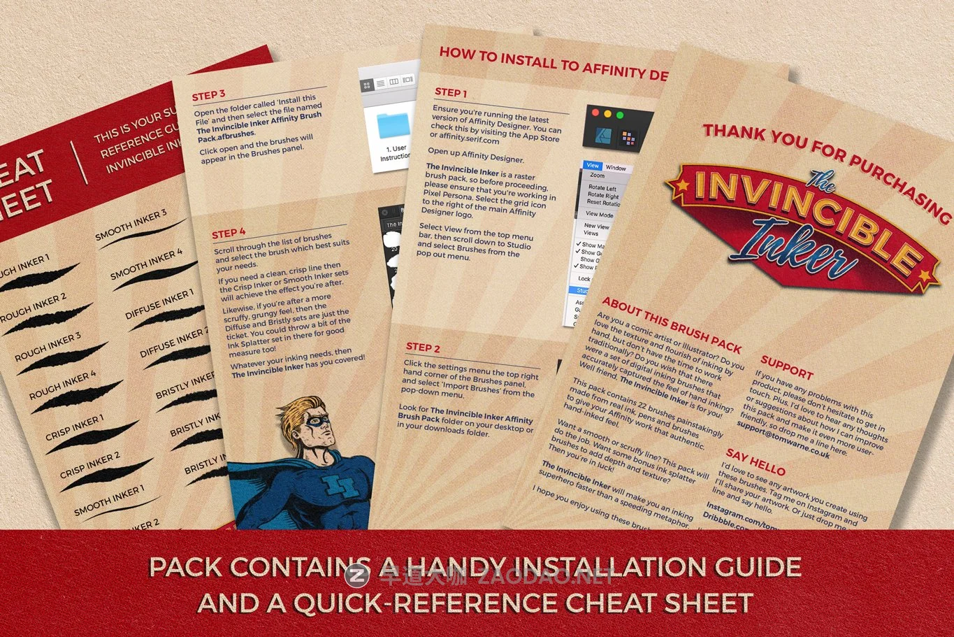 22款逼真颗粒线条墨水钢笔绘画画笔Affinity笔刷素材 The Invincible Inker For Affinity插图7 22款逼真颗粒线条墨水钢笔绘画画笔Affinity笔刷素材 The Invincible Inker For Affinity插图7