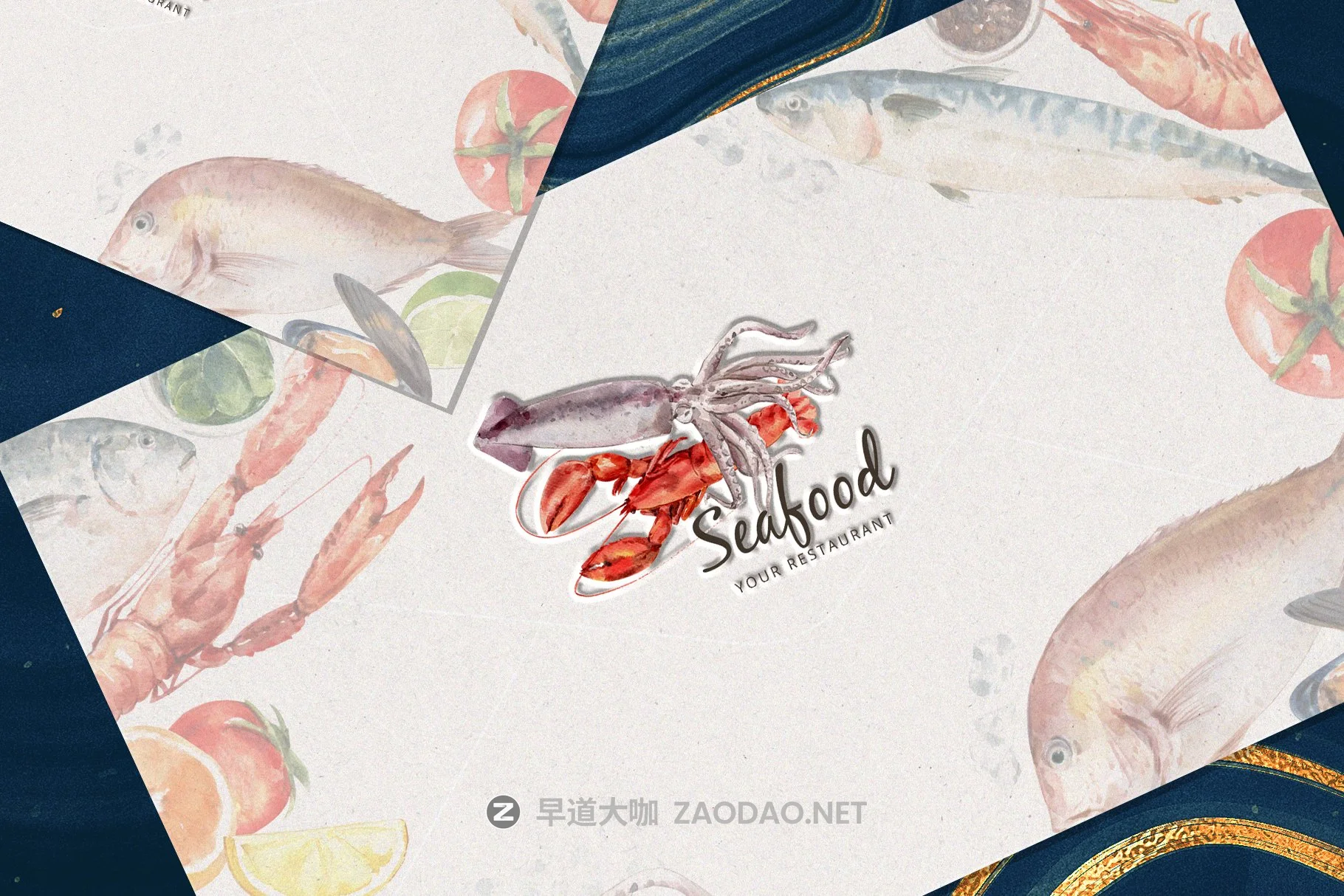 119个高清海鲜美食手绘水彩插画PNG透明背景图片素材 Seafood Watercolor Illustrarion Set插图7 119个高清海鲜美食手绘水彩插画PNG透明背景图片素材 Seafood Watercolor Illustrarion Set插图7