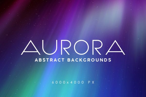 30款高清炫酷虹彩极光背景图片设计素材 30 Aurora Space Backgrounds