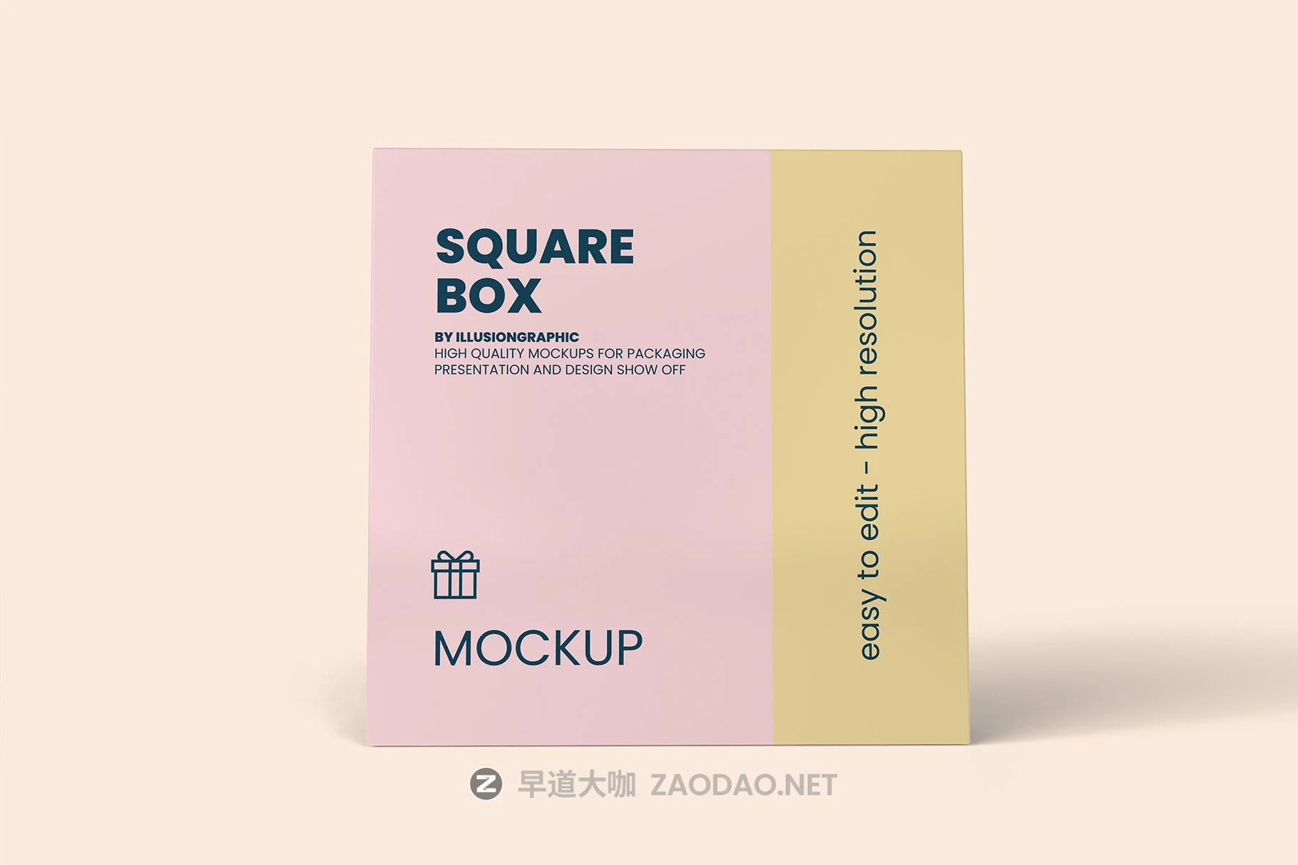 10个方形带盖产品包装纸盒设计贴图样机模板 Square Box with Lid Mockups 10 Views插图9 10个方形带盖产品包装纸盒设计贴图样机模板 Square Box with Lid Mockups 10 Views插图9