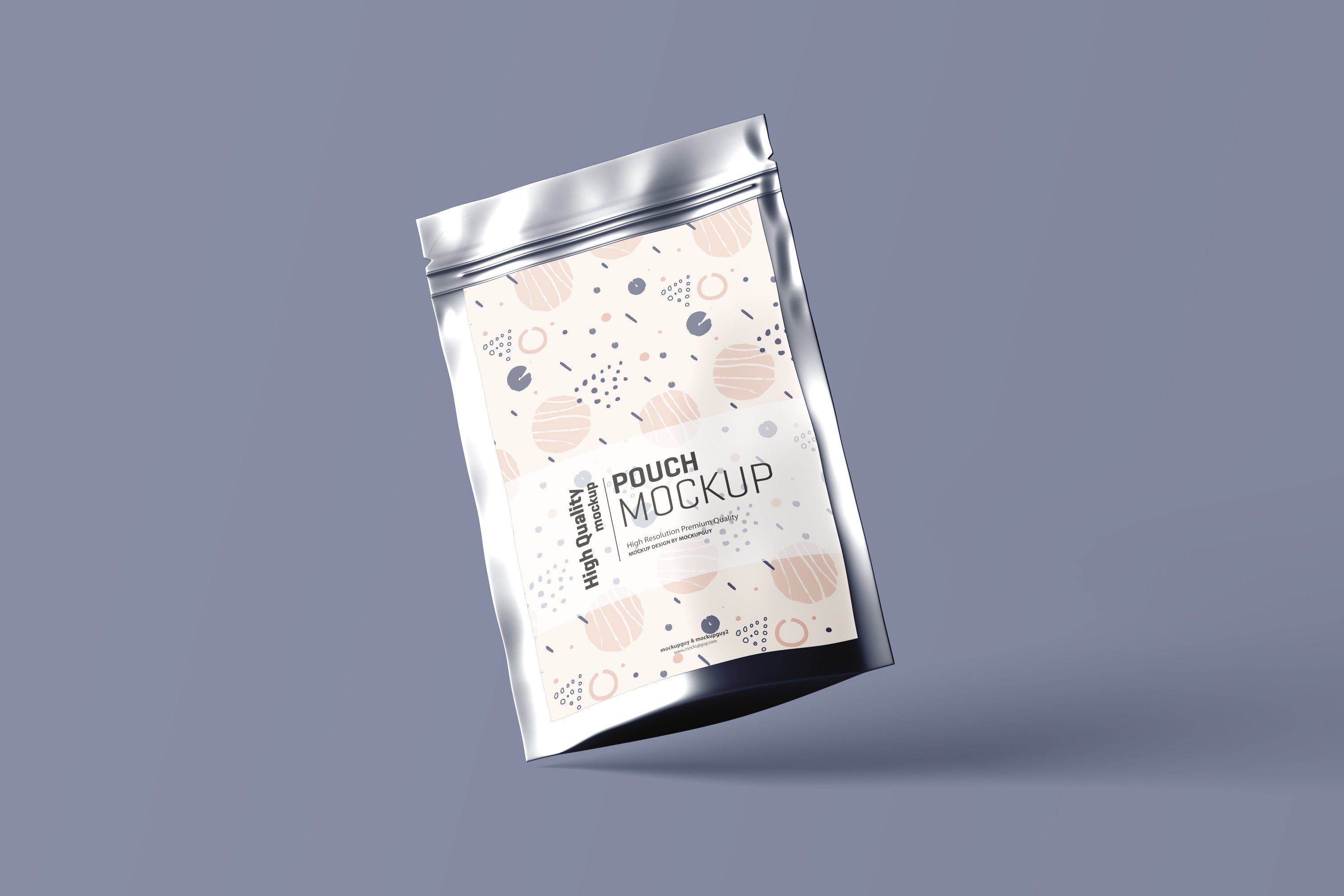 15款自立式食品小零食塑料自封袋设计贴图样机 stand up pouch mockup