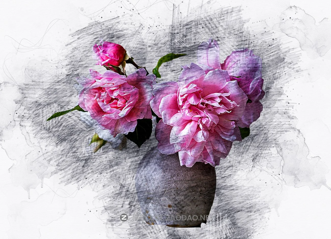 绘画素描效果照片后期处理特效PS动作模板 Painting Sketch Photoshop Action插图11 绘画素描效果照片后期处理特效PS动作模板 Painting Sketch Photoshop Action插图11