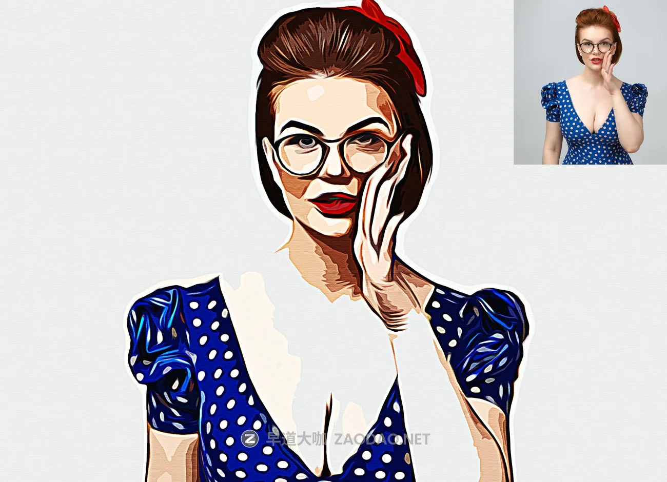 10种颜色油画效果人像后期处理特效PS动作模板 Vexel Art Portrait Photoshop Action插图10 10种颜色油画效果人像后期处理特效PS动作模板 Vexel Art Portrait Photoshop Action插图10