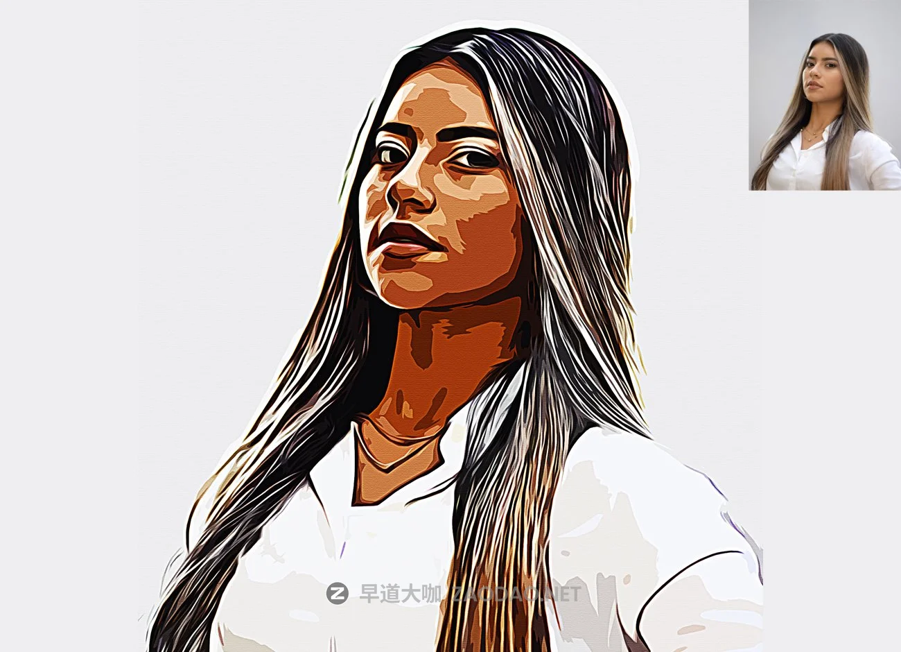 10种颜色油画效果人像后期处理特效PS动作模板 Vexel Art Portrait Photoshop Action插图12 10种颜色油画效果人像后期处理特效PS动作模板 Vexel Art Portrait Photoshop Action插图12