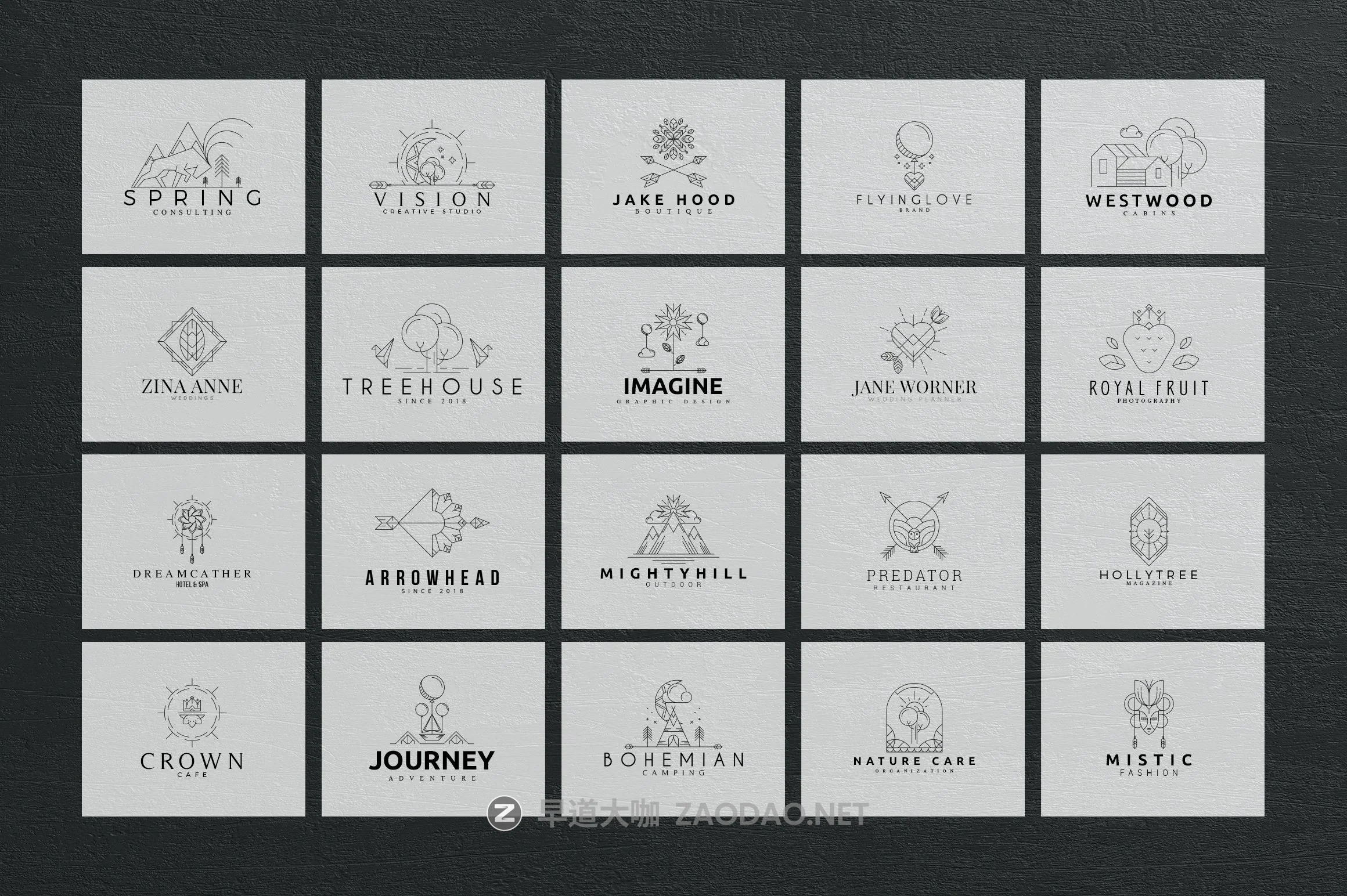 600+徽标标志LOGO设计矢量模板素材 Mega Bundle – 600 Logo Templates插图12 600+徽标标志LOGO设计矢量模板素材 Mega Bundle – 600 Logo Templates插图12