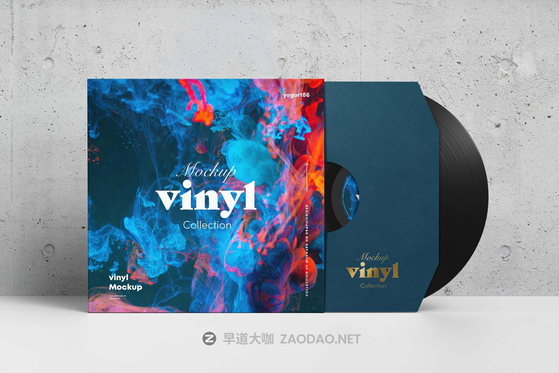 8款逼真黑胶唱片包装纸袋设计展示贴图样机PSD模板 Vinyl Mockup 4插图12 8款逼真黑胶唱片包装纸袋设计展示贴图样机PSD模板 Vinyl Mockup 4插图12