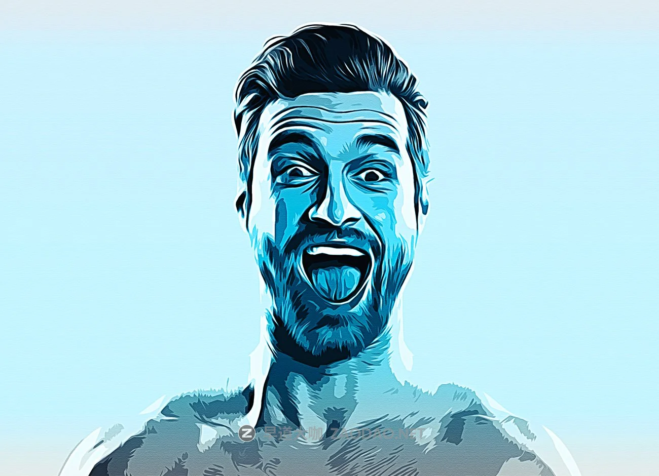 10种颜色油画效果人像后期处理特效PS动作模板 Vexel Art Portrait Photoshop Action插图13 10种颜色油画效果人像后期处理特效PS动作模板 Vexel Art Portrait Photoshop Action插图13