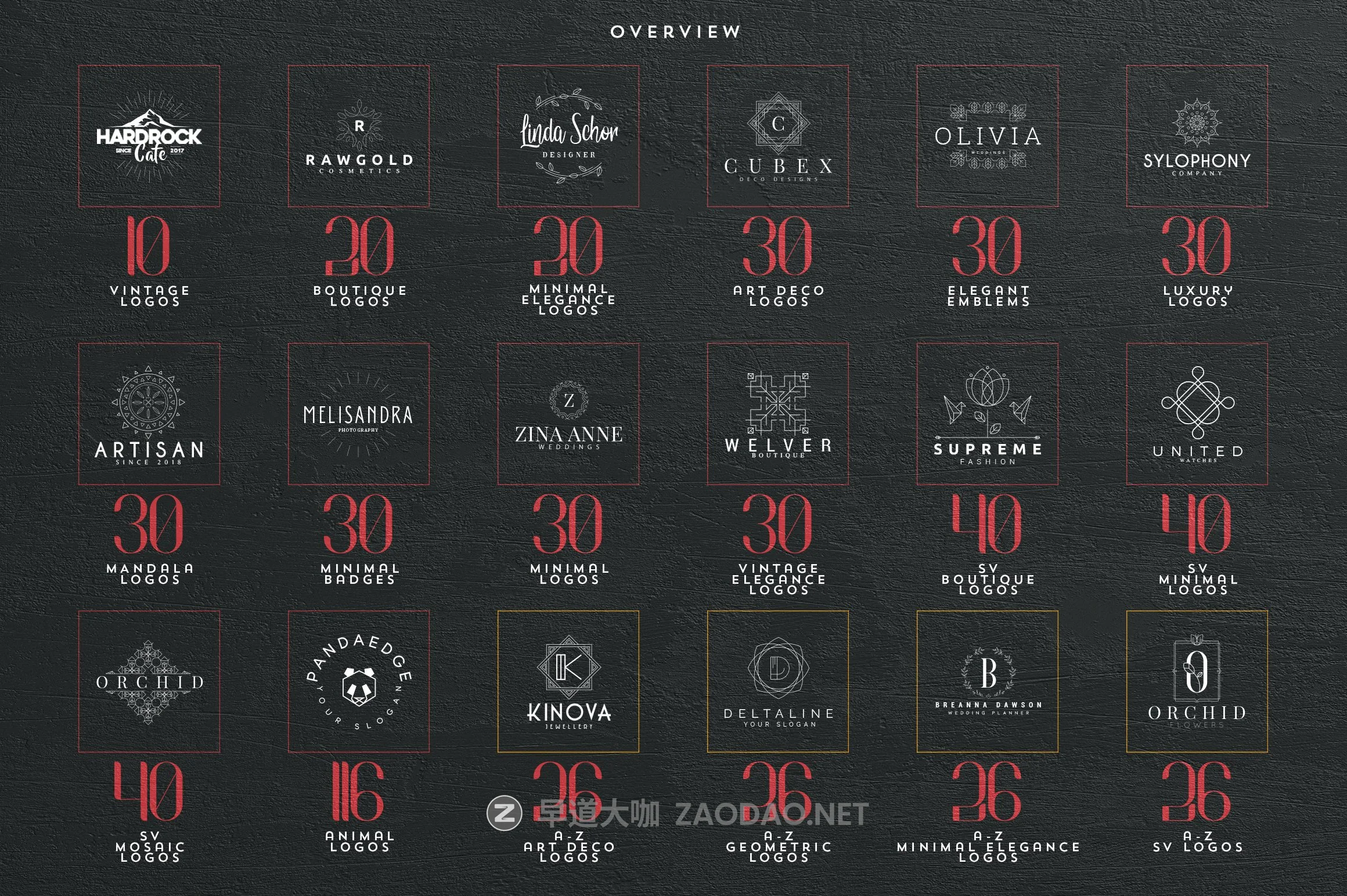 600+徽标标志LOGO设计矢量模板素材 Mega Bundle – 600 Logo Templates插图1 600+徽标标志LOGO设计矢量模板素材 Mega Bundle – 600 Logo Templates插图1