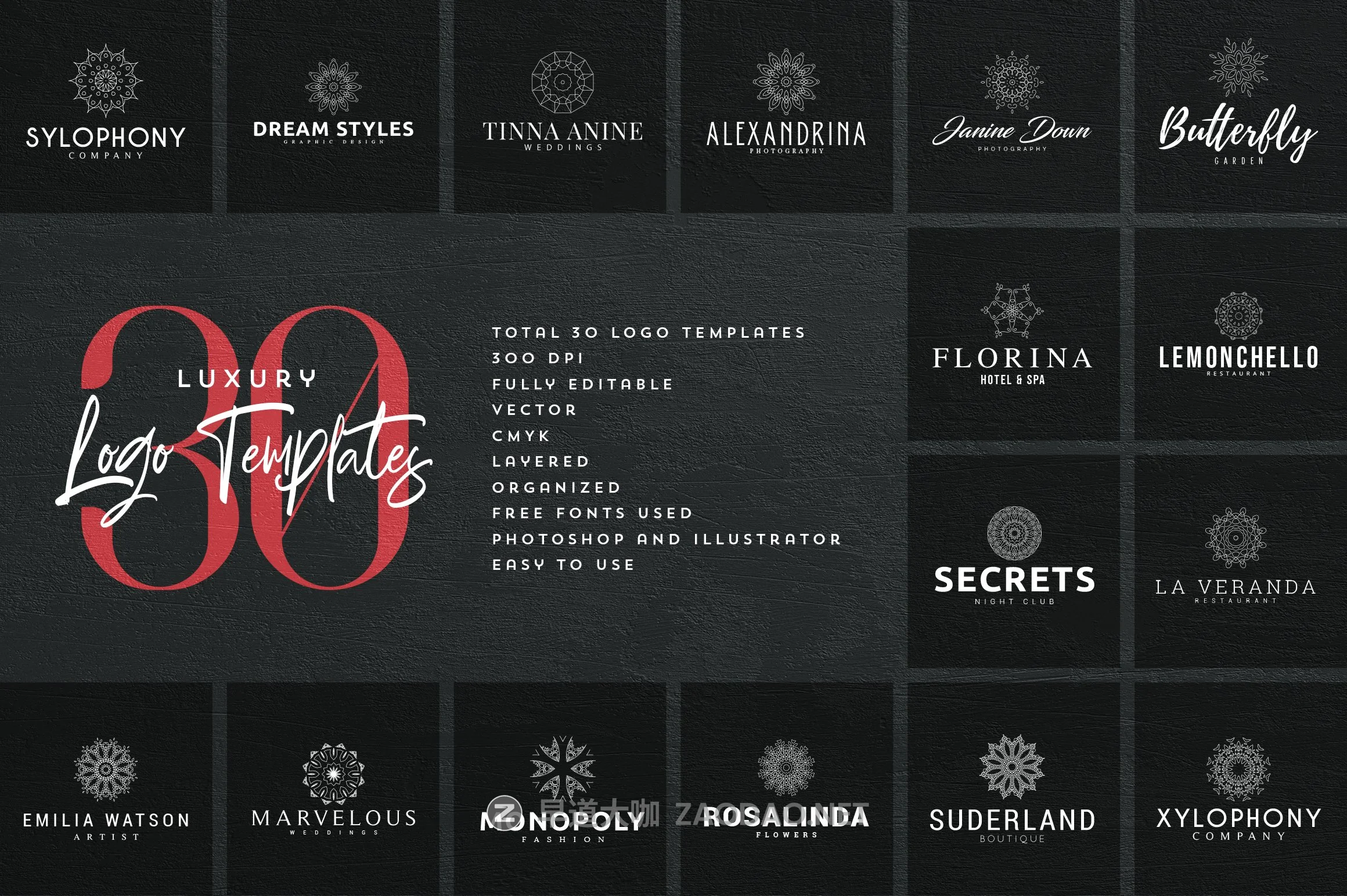 600+徽标标志LOGO设计矢量模板素材 Mega Bundle – 600 Logo Templates插图17 600+徽标标志LOGO设计矢量模板素材 Mega Bundle – 600 Logo Templates插图17