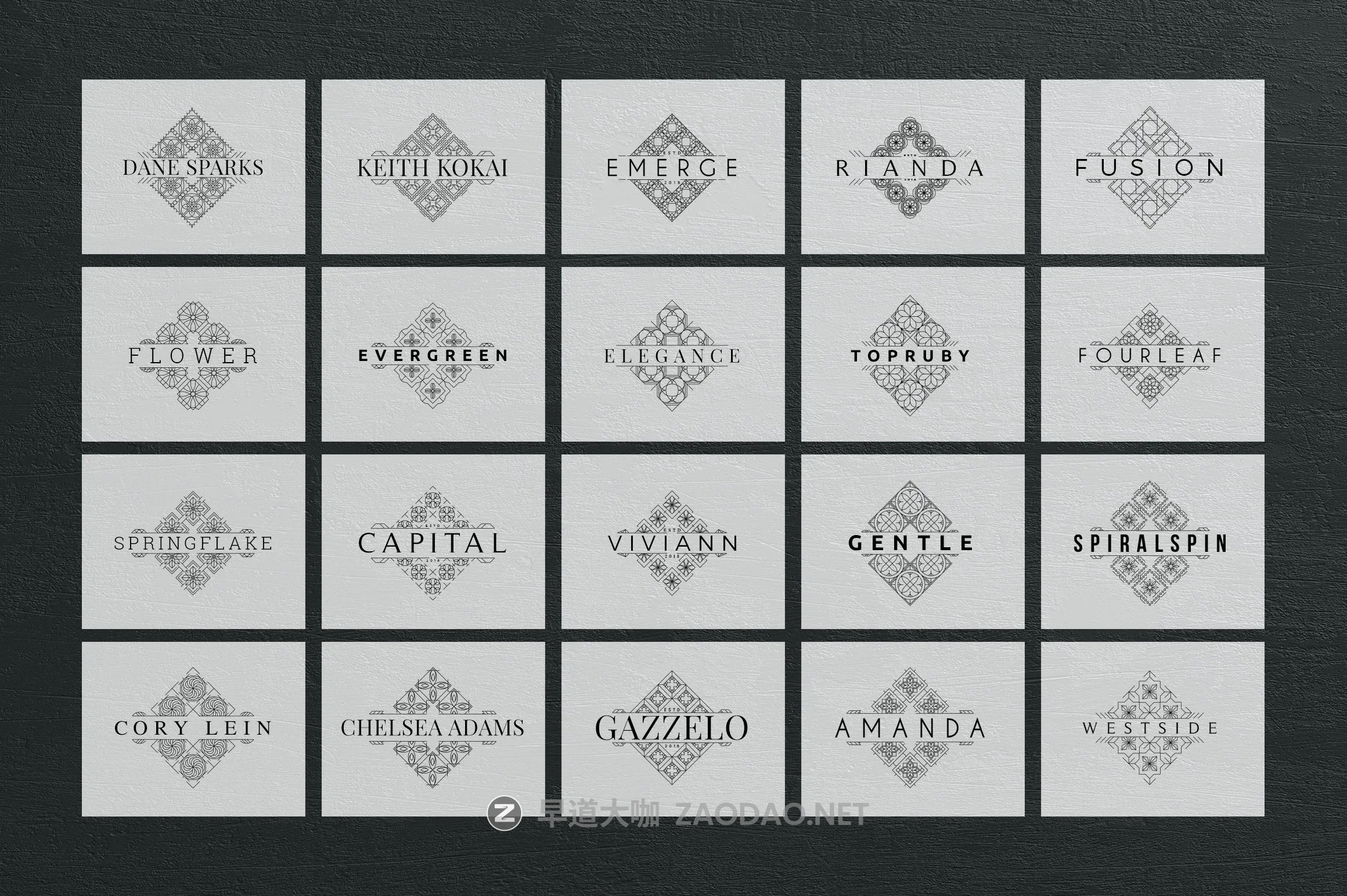 600+徽标标志LOGO设计矢量模板素材 Mega Bundle – 600 Logo Templates插图22 600+徽标标志LOGO设计矢量模板素材 Mega Bundle – 600 Logo Templates插图22