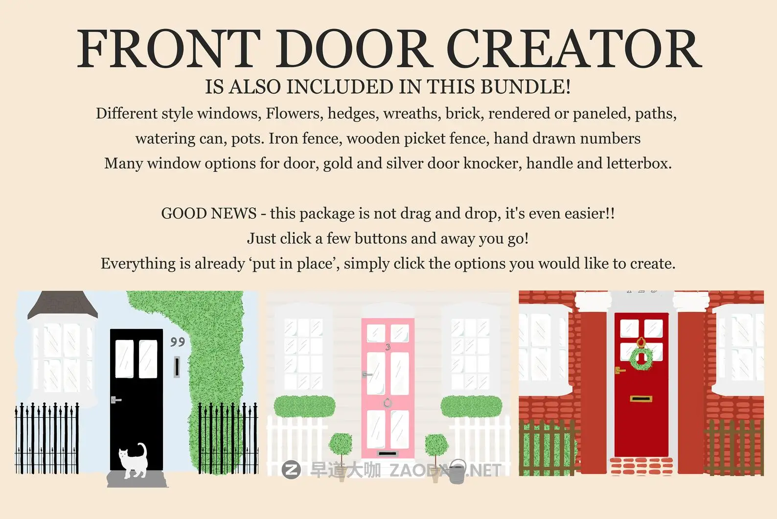 时尚创意家庭人物手绘剪贴画PS设计素材 Family Creator People Portrait插图3 时尚创意家庭人物手绘剪贴画PS设计素材 Family Creator People Portrait插图3