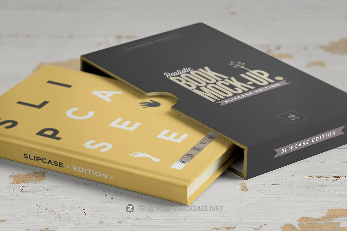 10款带书匣封套精装书籍设计展示贴图样机模板 Book Mockup Slipcase Edition插图2 10款带书匣封套精装书籍设计展示贴图样机模板 Book Mockup Slipcase Edition插图2