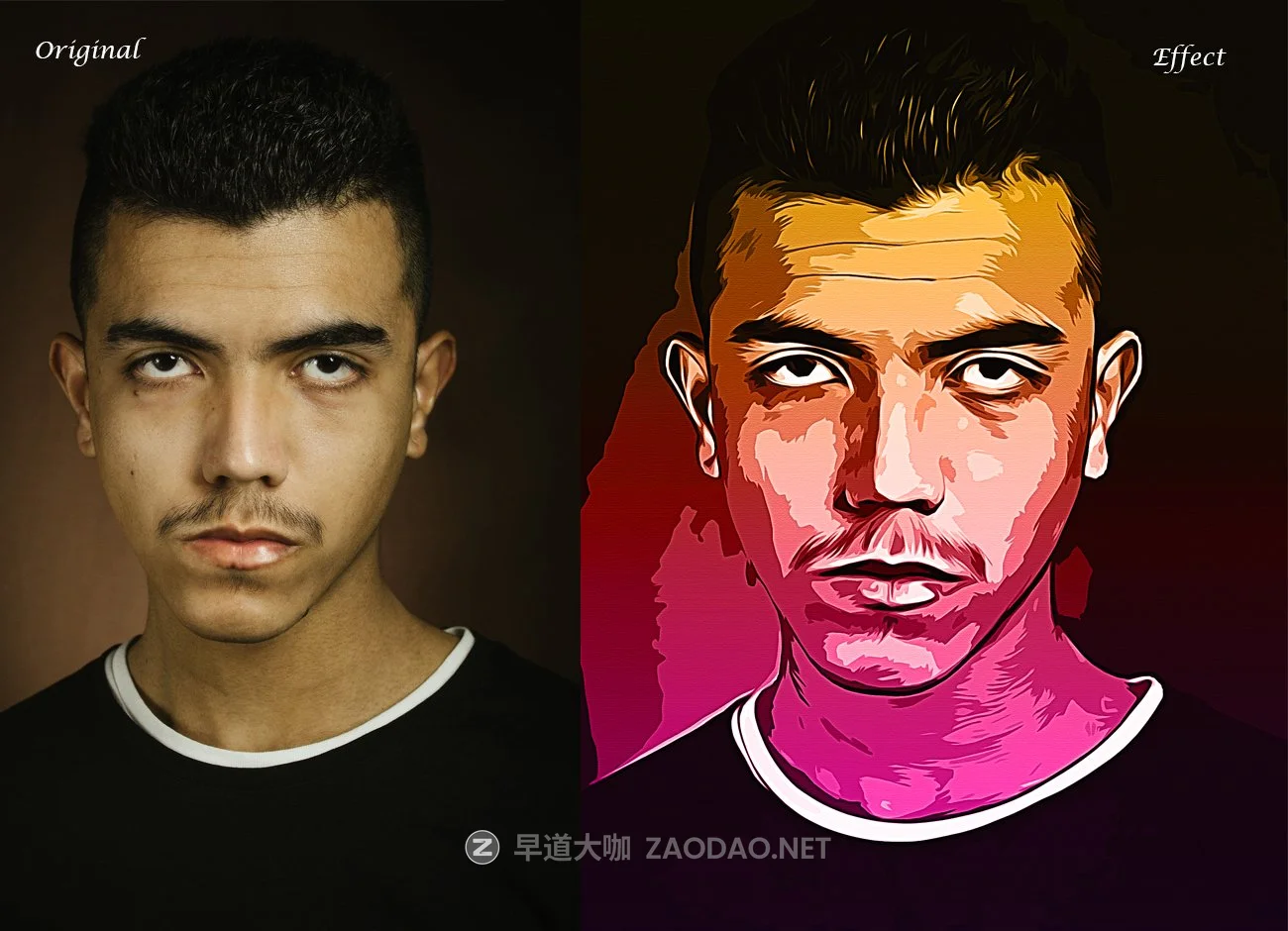 10种颜色油画效果人像后期处理特效PS动作模板 Vexel Art Portrait Photoshop Action插图3 10种颜色油画效果人像后期处理特效PS动作模板 Vexel Art Portrait Photoshop Action插图3