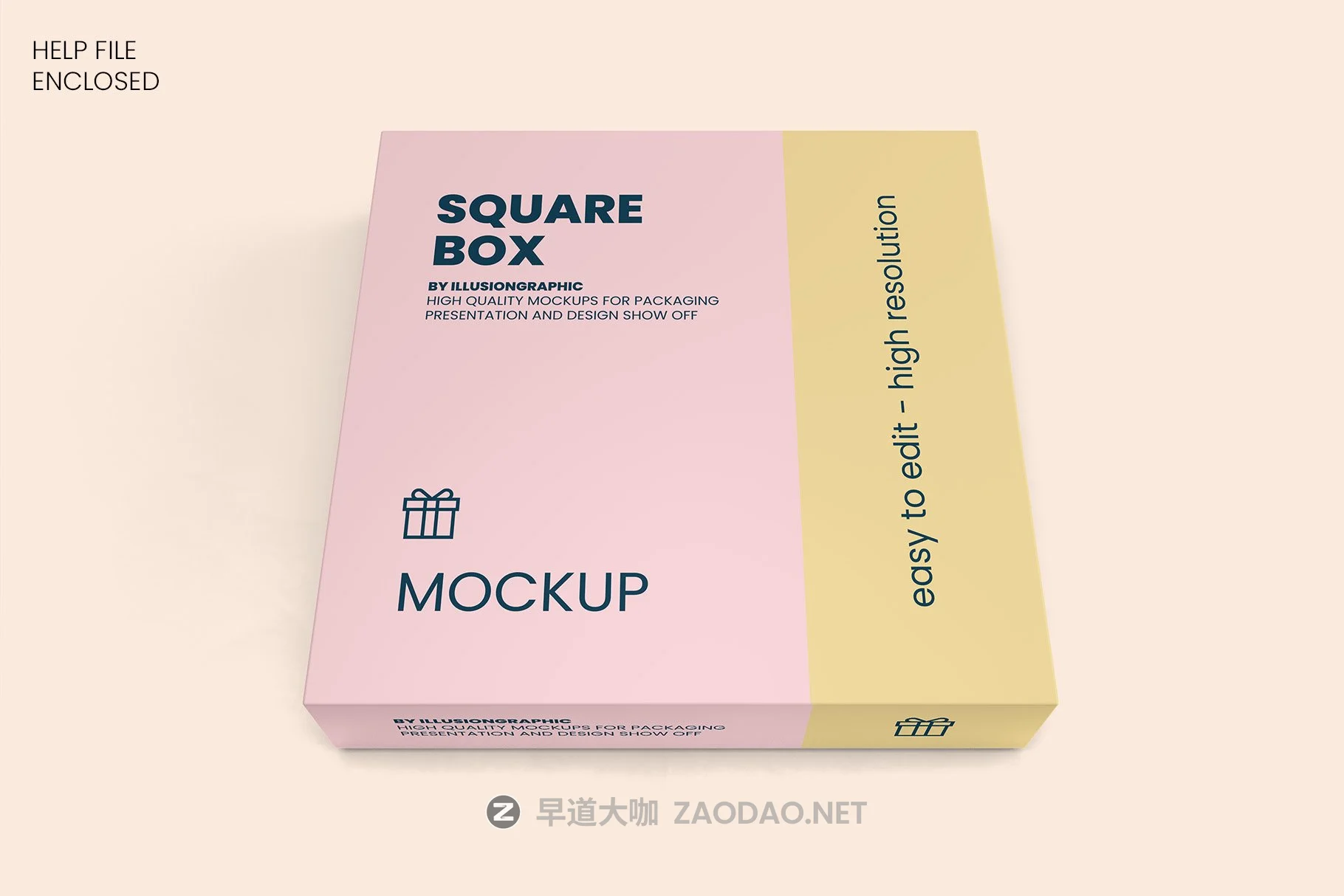 10个方形带盖产品包装纸盒设计贴图样机模板 Square Box with Lid Mockups 10 Views插图3 10个方形带盖产品包装纸盒设计贴图样机模板 Square Box with Lid Mockups 10 Views插图3