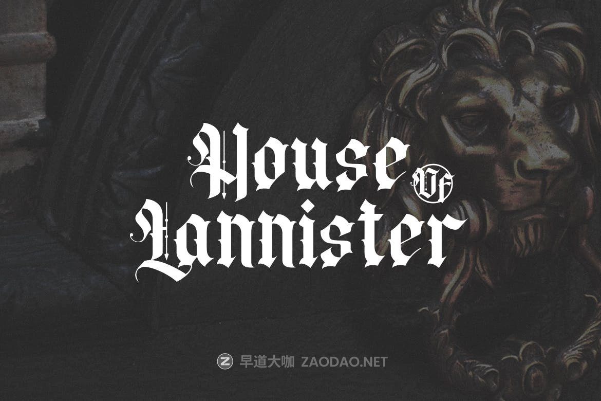 复古哥特式海报标题Logo文字英文字体设计素材 Malcolm Naville – Vintage Gothic Blackletter插图4 复古哥特式海报标题Logo文字英文字体设计素材 Malcolm Naville – Vintage Gothic Blackletter插图4