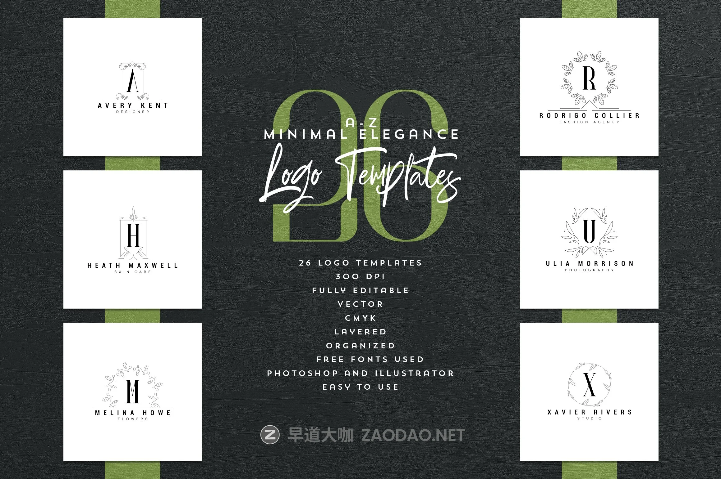 600+徽标标志LOGO设计矢量模板素材 Mega Bundle – 600 Logo Templates插图40 600+徽标标志LOGO设计矢量模板素材 Mega Bundle – 600 Logo Templates插图40