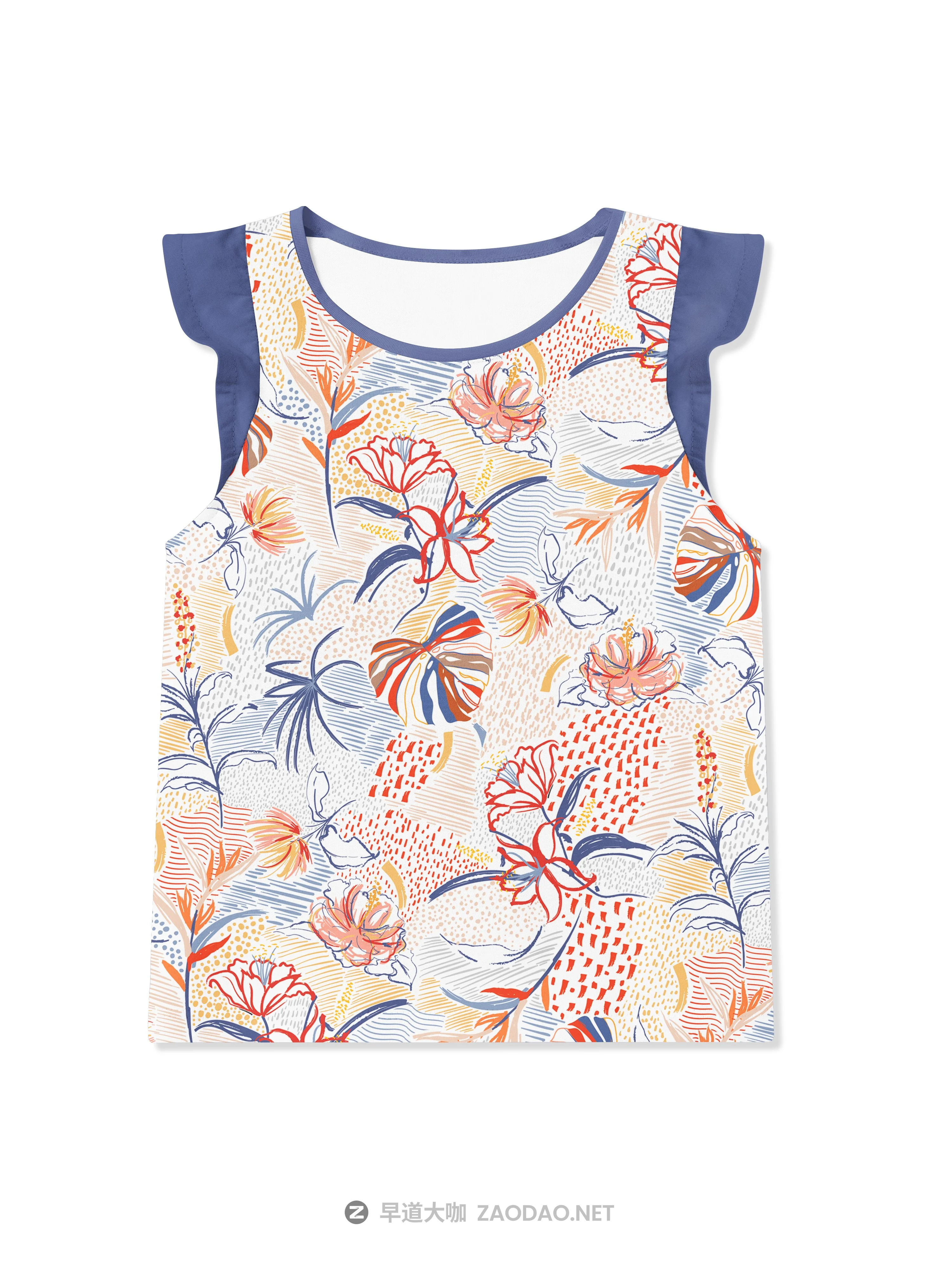 荷叶边女婴吊带背心印花图案设计展示贴图样机 Baby T-shirt With Flounces Mockups插图5 荷叶边女婴吊带背心印花图案设计展示贴图样机 Baby T-shirt With Flounces Mockups插图5