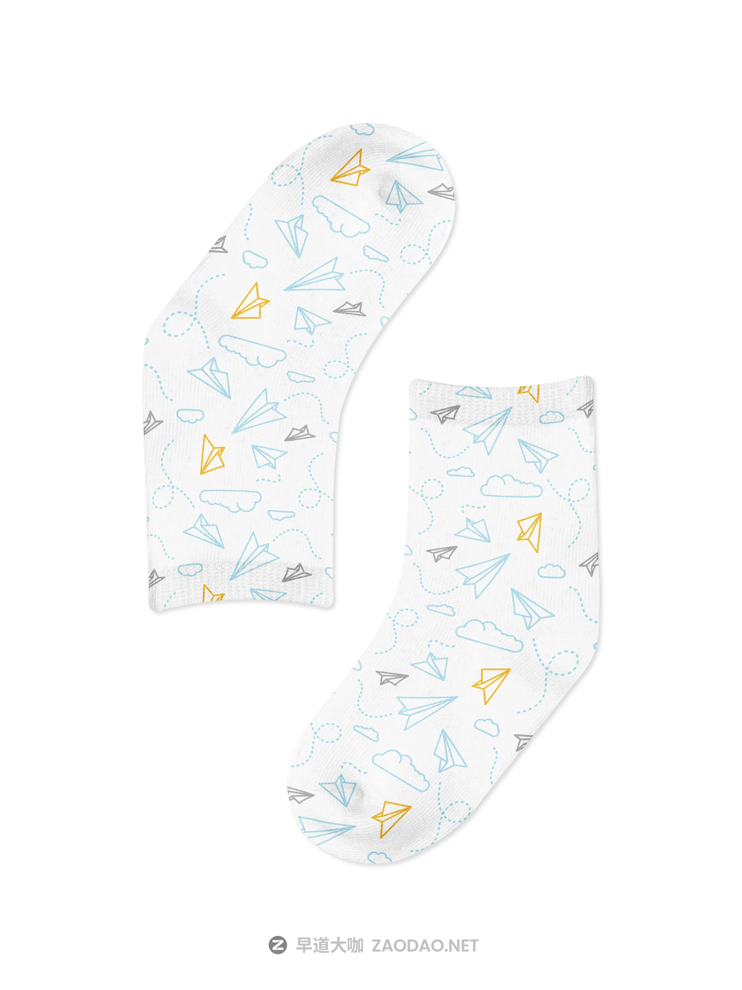 婴儿长装袜子印花图案设计展示贴图样机合集 Baby Crew Socks Mockups Set插图5 婴儿长装袜子印花图案设计展示贴图样机合集 Baby Crew Socks Mockups Set插图5