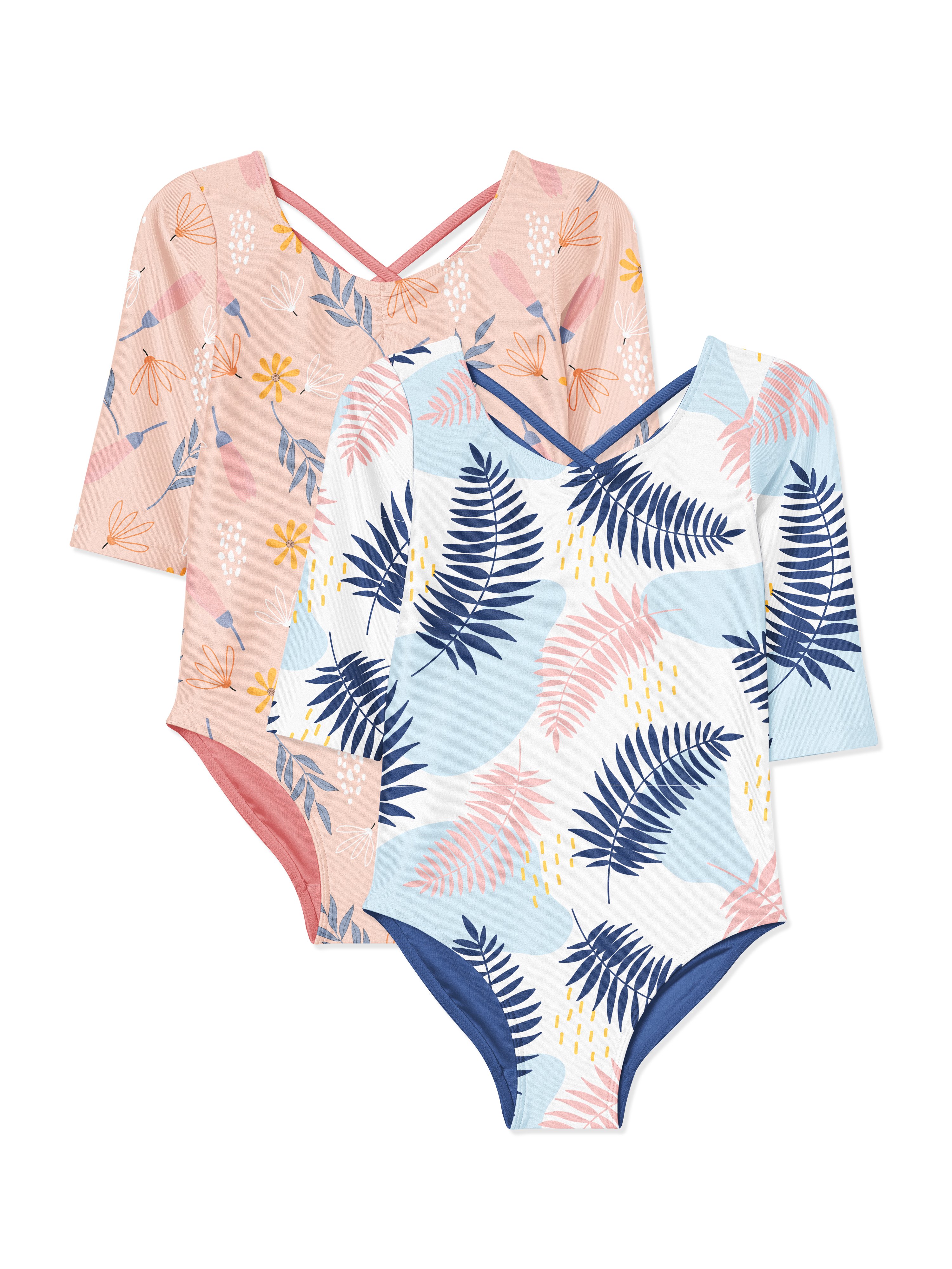 女婴连衣裙印花图案设计展示样机合集 Baby Girl Body Mockups Set插图5