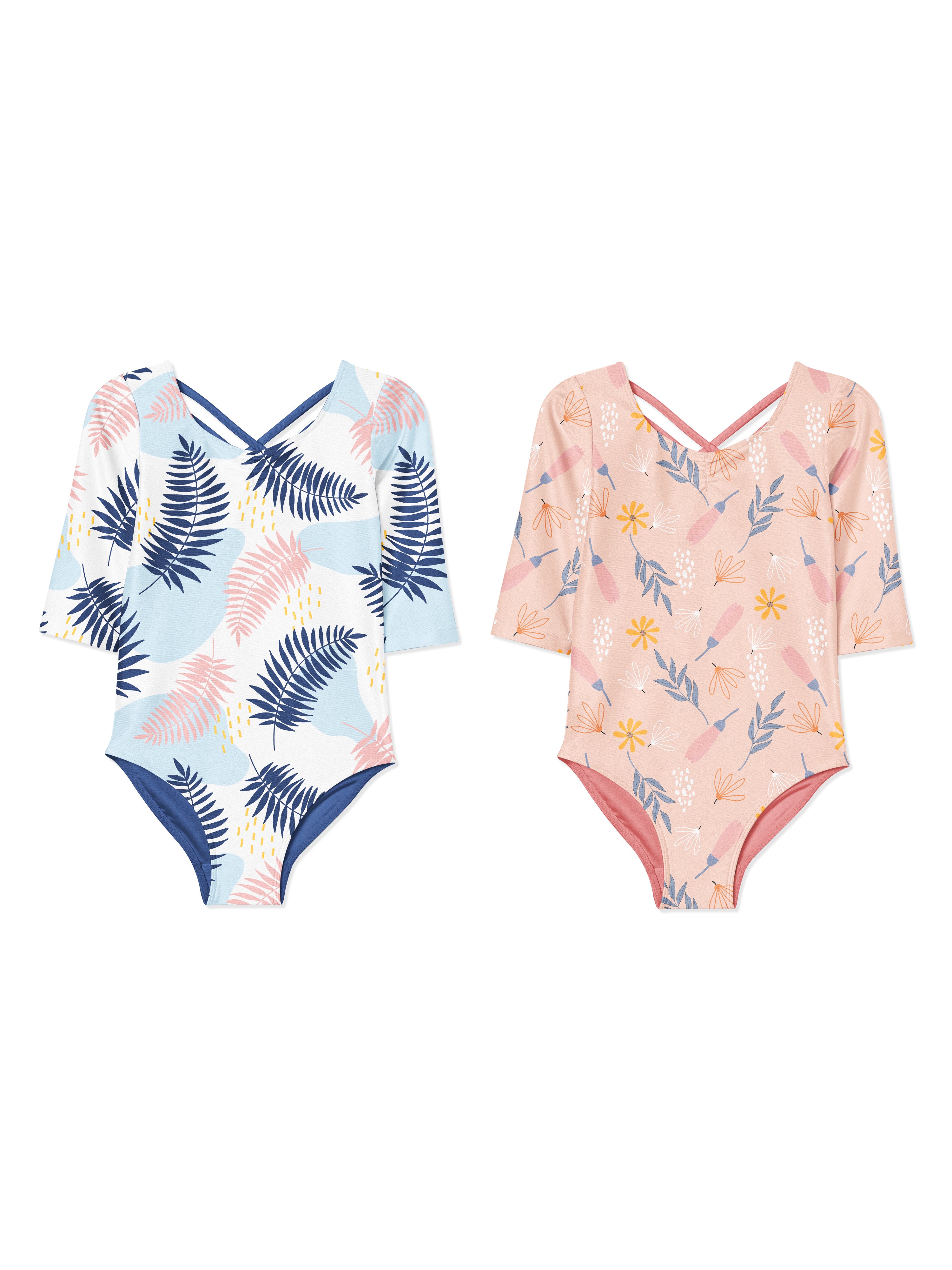 女婴连衣裙印花图案设计展示样机合集 Baby Girl Body Mockups Set插图6
