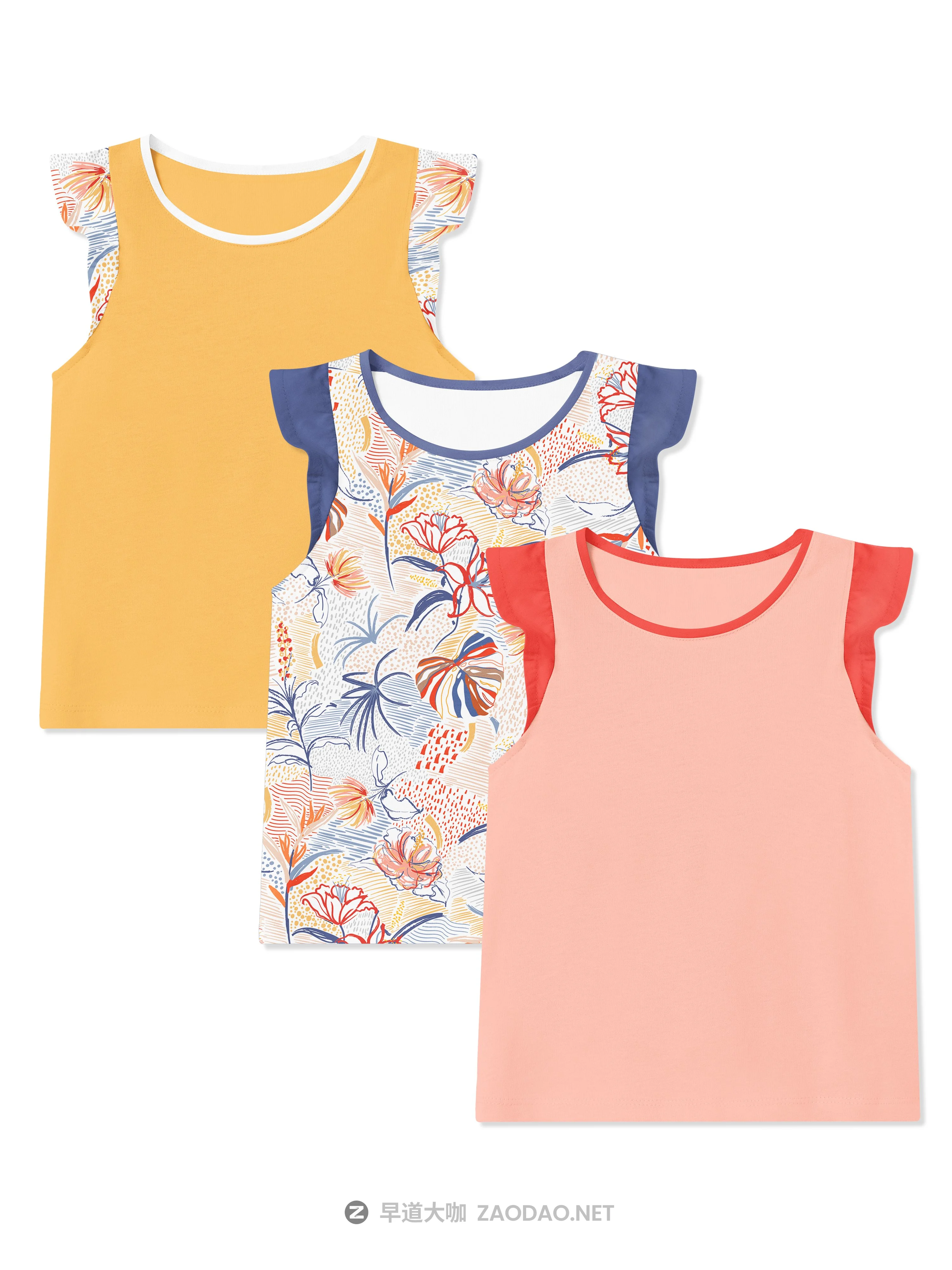 荷叶边女婴吊带背心印花图案设计展示贴图样机 Baby T-shirt With Flounces Mockups插图8 荷叶边女婴吊带背心印花图案设计展示贴图样机 Baby T-shirt With Flounces Mockups插图8