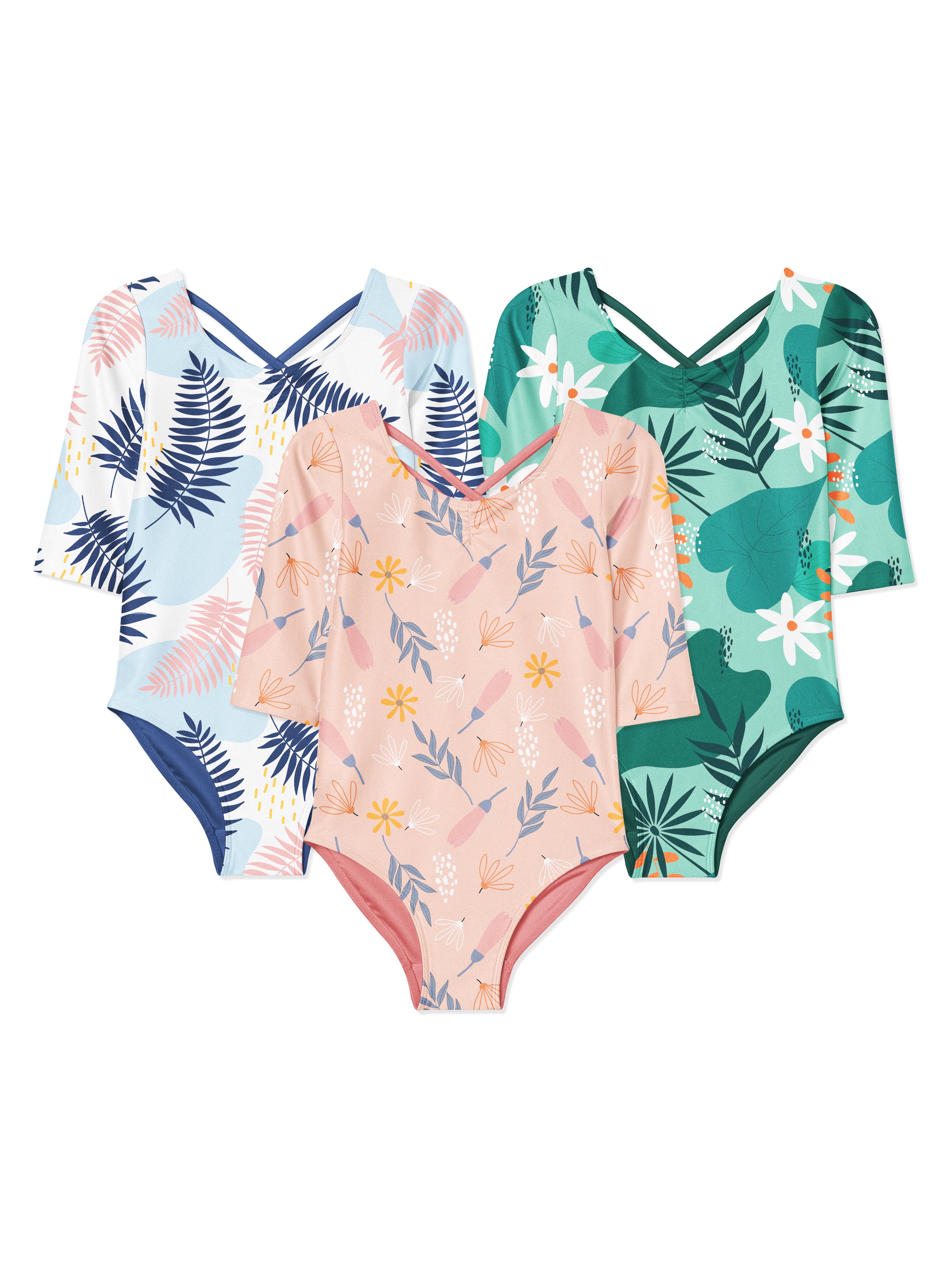 女婴连衣裙印花图案设计展示样机合集 Baby Girl Body Mockups Set插图8