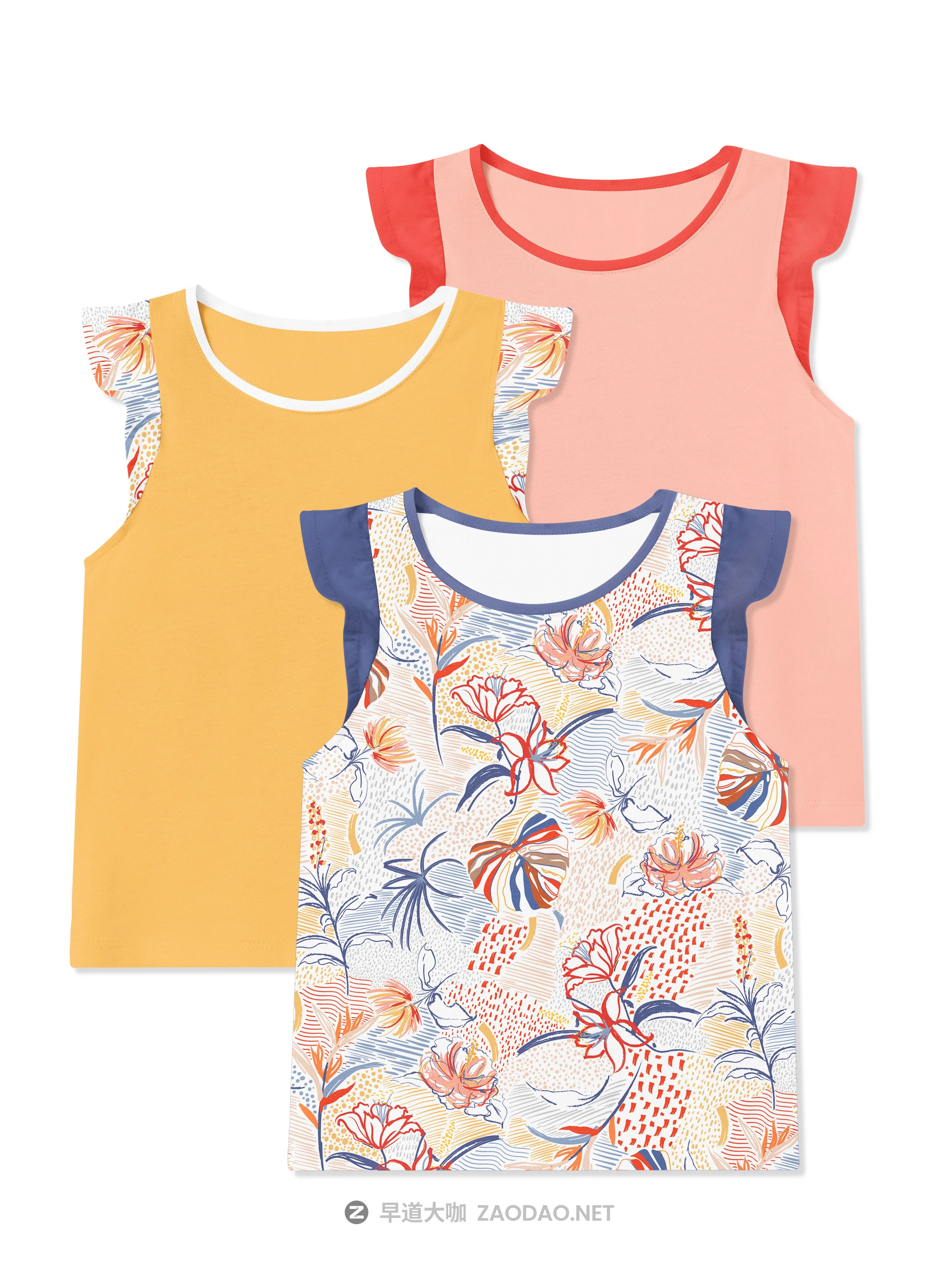 荷叶边女婴吊带背心印花图案设计展示贴图样机 Baby T-shirt With Flounces Mockups插图10 荷叶边女婴吊带背心印花图案设计展示贴图样机 Baby T-shirt With Flounces Mockups插图10