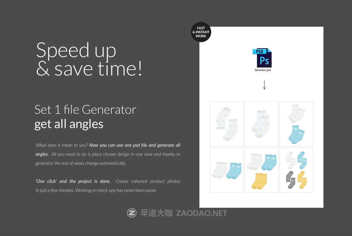 婴儿长装袜子印花图案设计展示贴图样机合集 Baby Crew Socks Mockups Set插图11 婴儿长装袜子印花图案设计展示贴图样机合集 Baby Crew Socks Mockups Set插图11