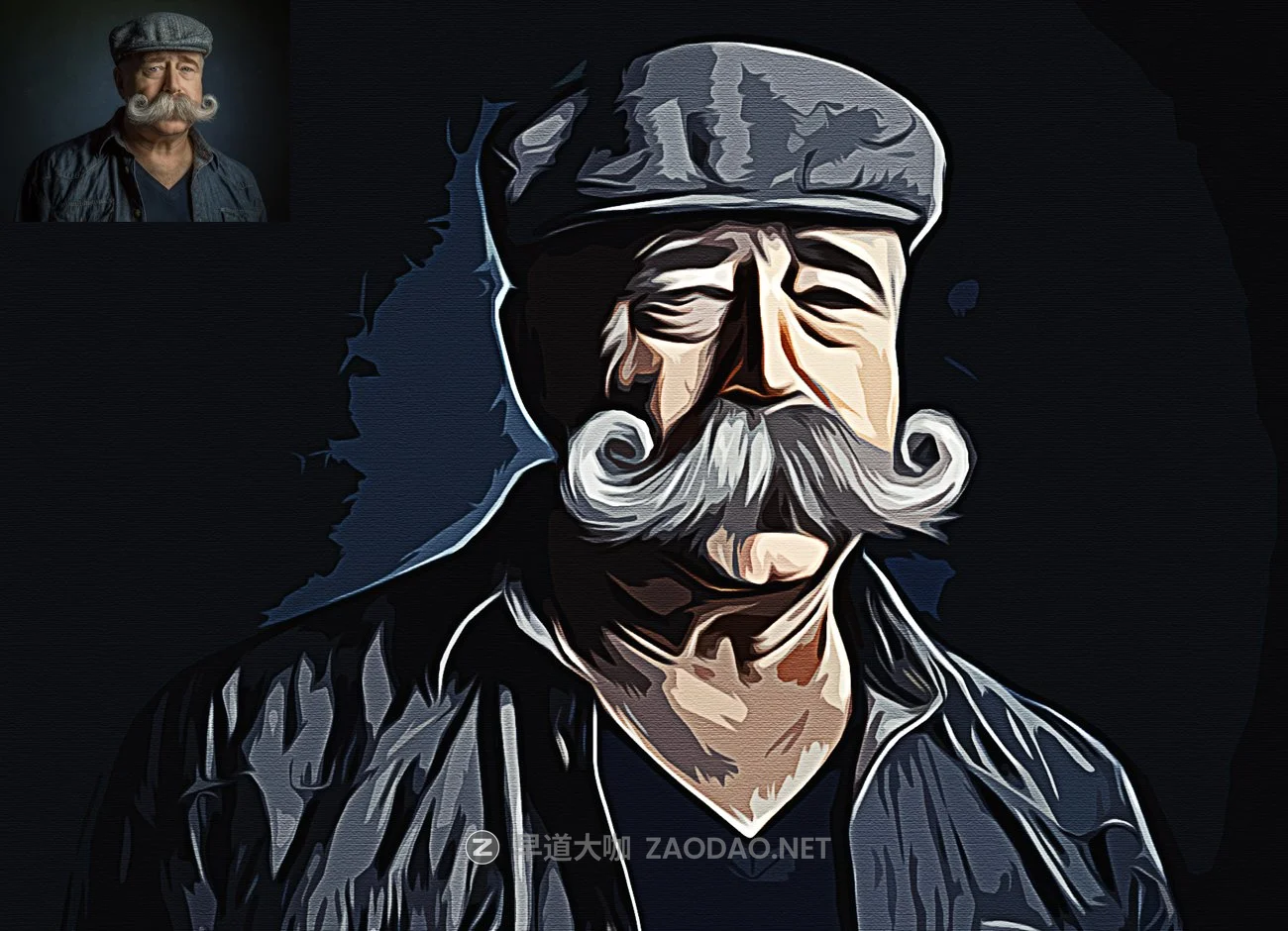 10种颜色油画效果人像后期处理特效PS动作模板 Vexel Art Portrait Photoshop Action插图4 10种颜色油画效果人像后期处理特效PS动作模板 Vexel Art Portrait Photoshop Action插图4