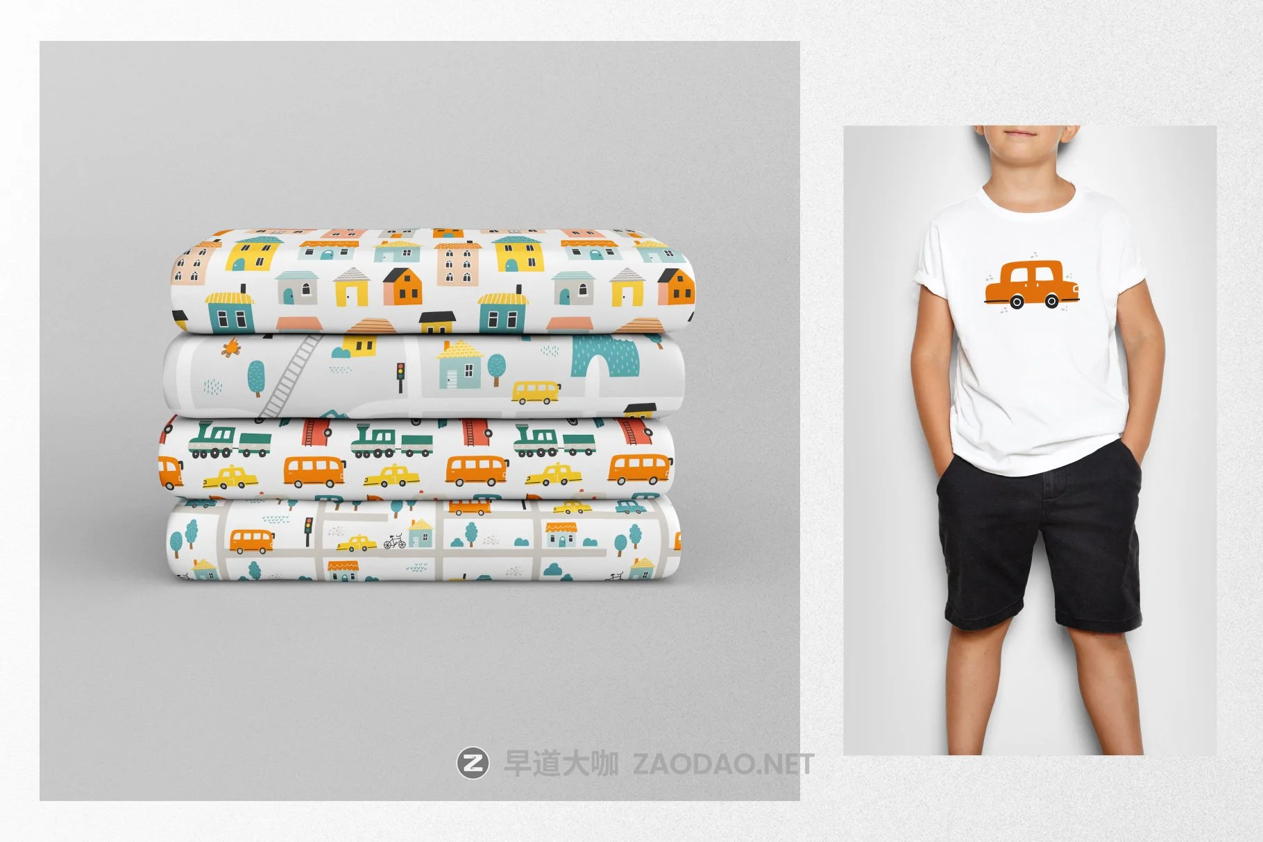 卡通儿童地图创作者服装印花图案设计矢量素材套装 Kids Map Creator Set插图6 卡通儿童地图创作者服装印花图案设计矢量素材套装 Kids Map Creator Set插图6