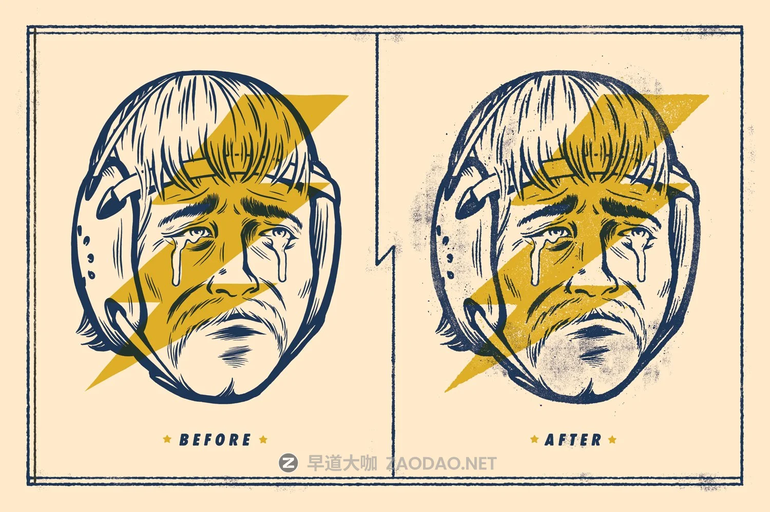 27款复古粗砂颗粒燥点绘画画笔Procreate笔刷素材 Distressing Press For Procreate插图6 27款复古粗砂颗粒燥点绘画画笔Procreate笔刷素材 Distressing Press For Procreate插图6