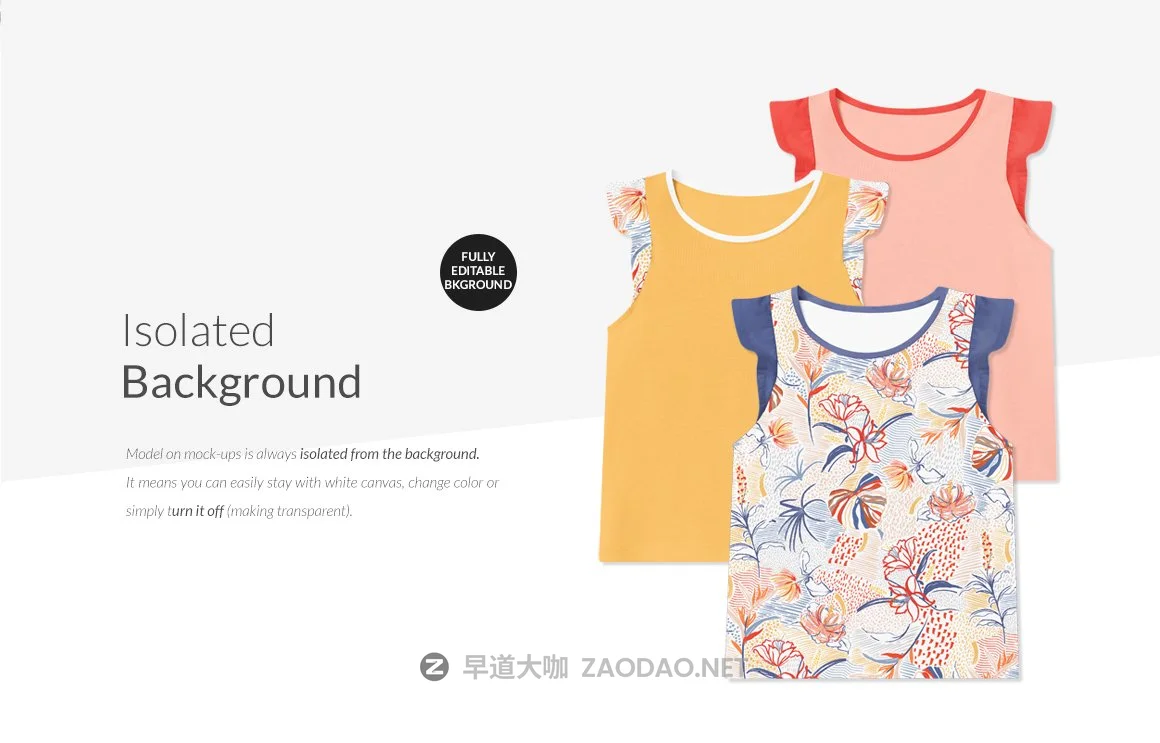 荷叶边女婴吊带背心印花图案设计展示贴图样机 Baby T-shirt With Flounces Mockups插图15 荷叶边女婴吊带背心印花图案设计展示贴图样机 Baby T-shirt With Flounces Mockups插图15