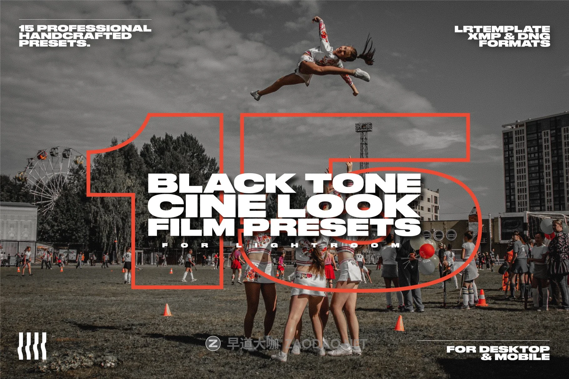 黑色调复古电影效果照片后期调色滤镜LR预设模板 Black Tone Cine Look Film Presets插图 黑色调复古电影效果照片后期调色滤镜LR预设模板 Black Tone Cine Look Film Presets插图