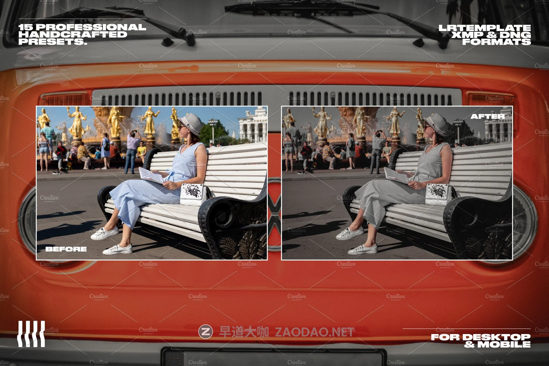 黑色调复古电影效果照片后期调色滤镜LR预设模板 Black Tone Cine Look Film Presets插图2 黑色调复古电影效果照片后期调色滤镜LR预设模板 Black Tone Cine Look Film Presets插图2