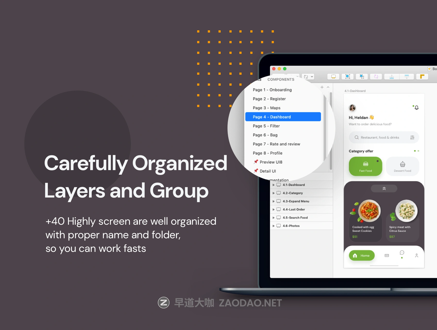 简洁餐厅食品外卖APP应用程序UI界面设计套件 Poris App UI Kit插图3 简洁餐厅食品外卖APP应用程序UI界面设计套件 Poris App UI Kit插图3