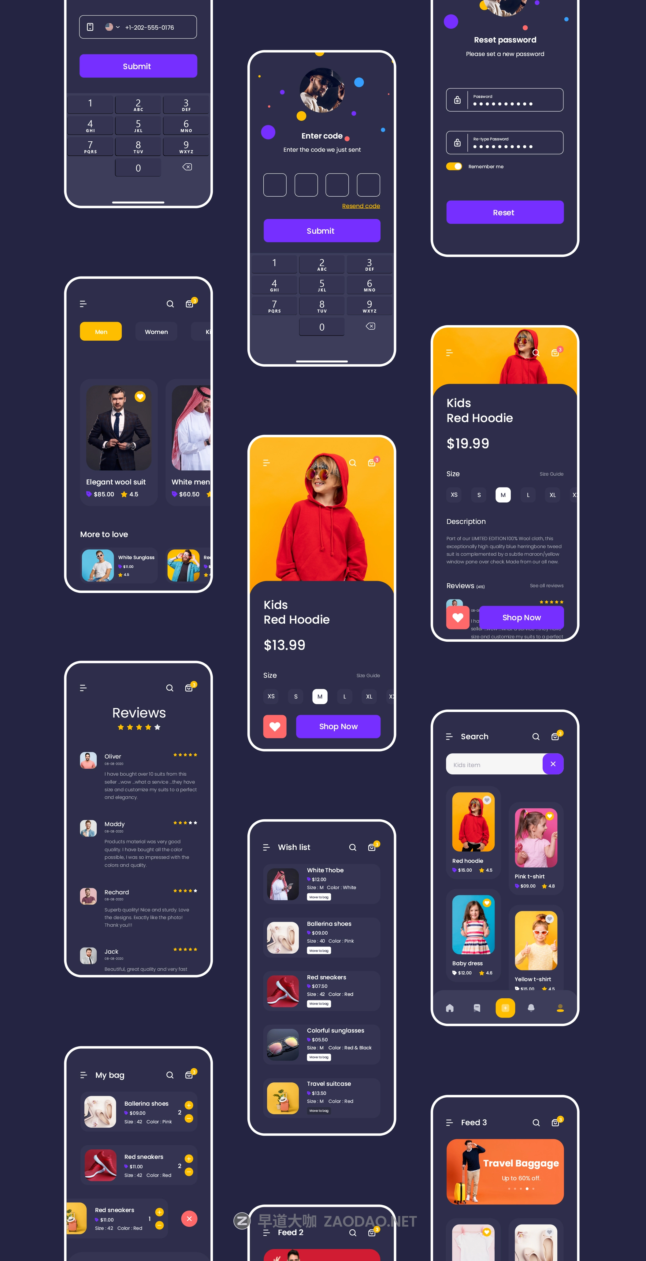 现代时尚服装电子商城APP应用程序设计UI套件素材 Wearly eCommerce App Ui Kit插图10 现代时尚服装电子商城APP应用程序设计UI套件素材 Wearly eCommerce App Ui Kit插图10