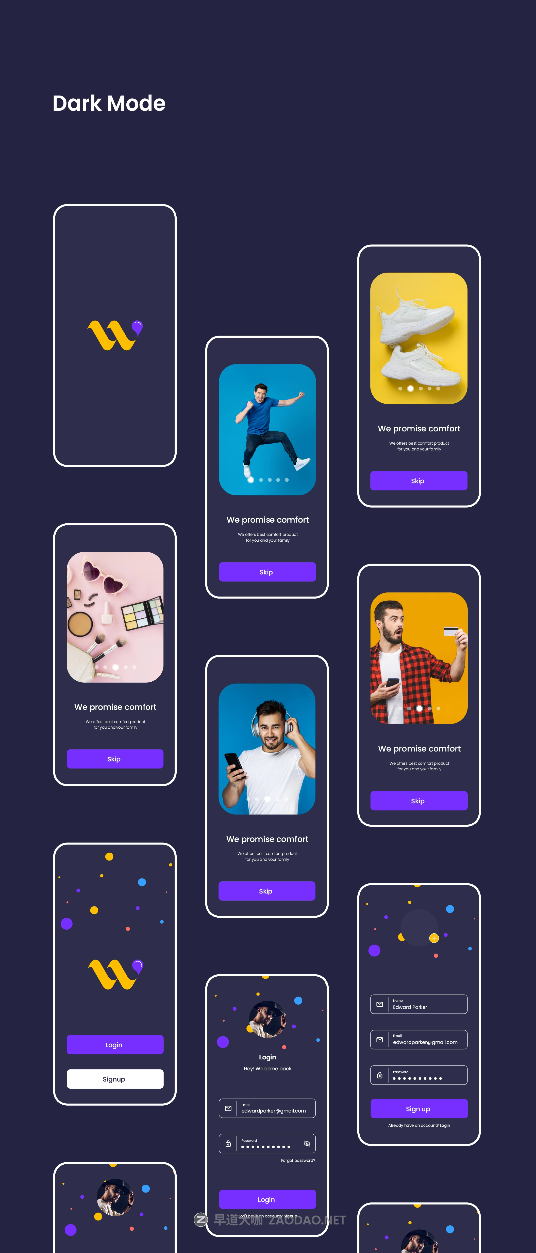 现代时尚服装电子商城APP应用程序设计UI套件素材 Wearly eCommerce App Ui Kit插图9 现代时尚服装电子商城APP应用程序设计UI套件素材 Wearly eCommerce App Ui Kit插图9