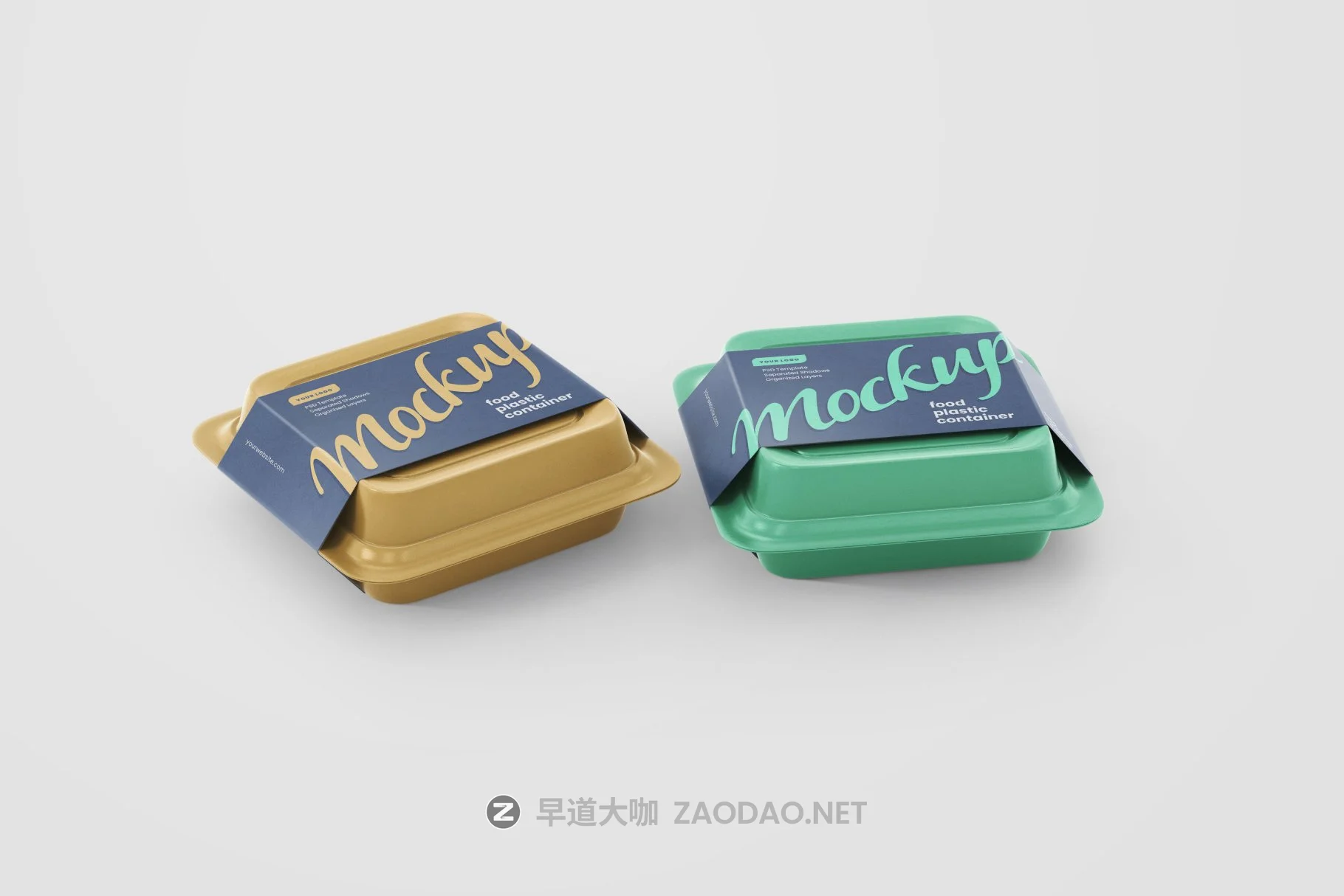 9款塑料食品容器外卖盒设计贴图样机模板合集 Plastic Food Container Mockup Set插图10 9款塑料食品容器外卖盒设计贴图样机模板合集 Plastic Food Container Mockup Set插图10