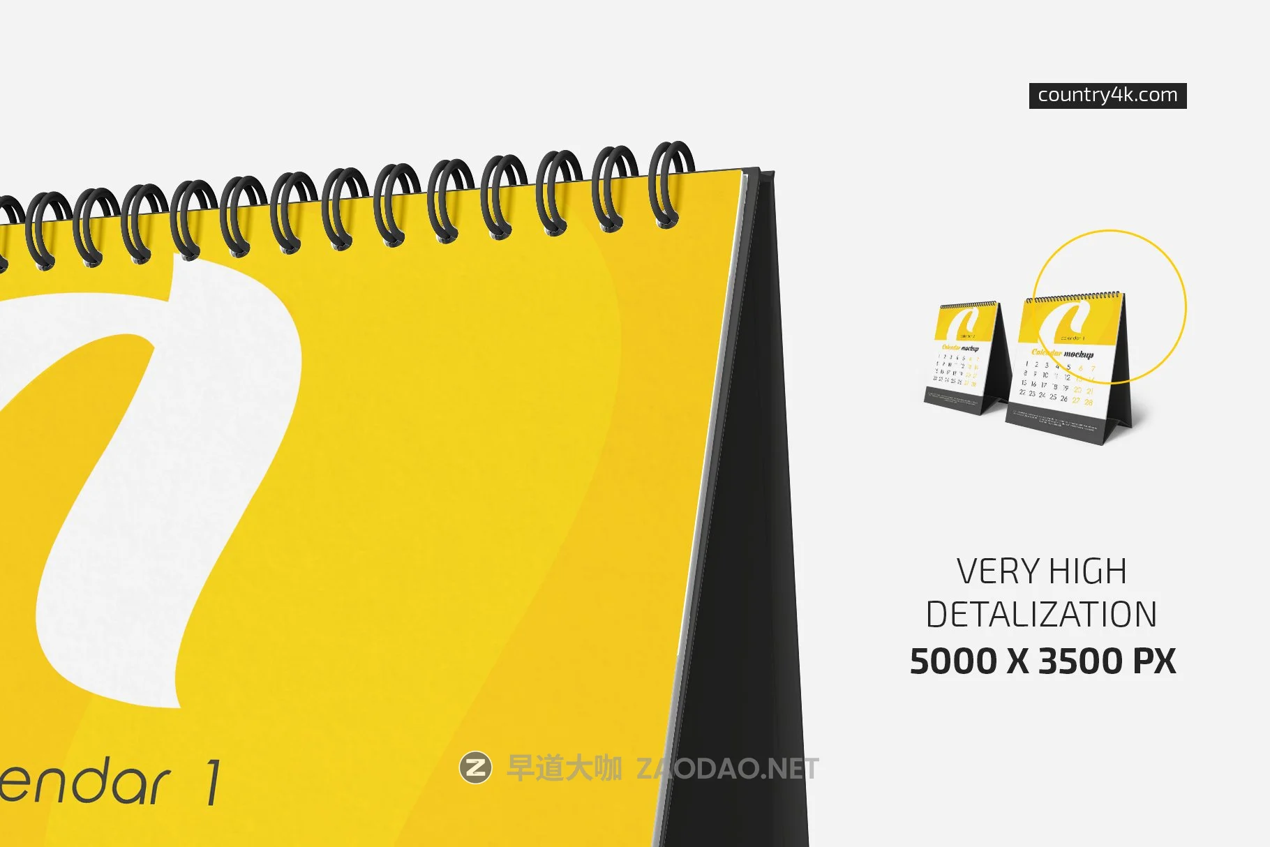 时尚竖版台历日历设计展示样机合集 Desk Calendar v05 Mockup Set插图2 时尚竖版台历日历设计展示样机合集 Desk Calendar v05 Mockup Set插图2