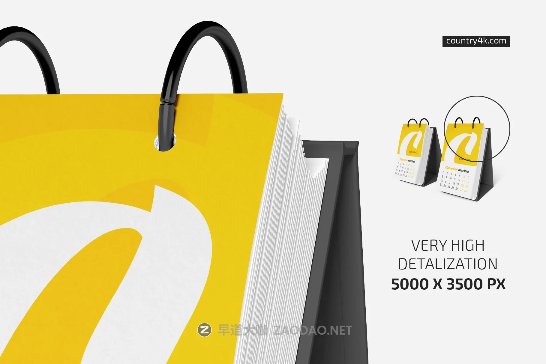 简约日历台历设计展示贴图样机合集 Desk Calendar v06 Mockup Set插图2 简约日历台历设计展示贴图样机合集 Desk Calendar v06 Mockup Set插图2