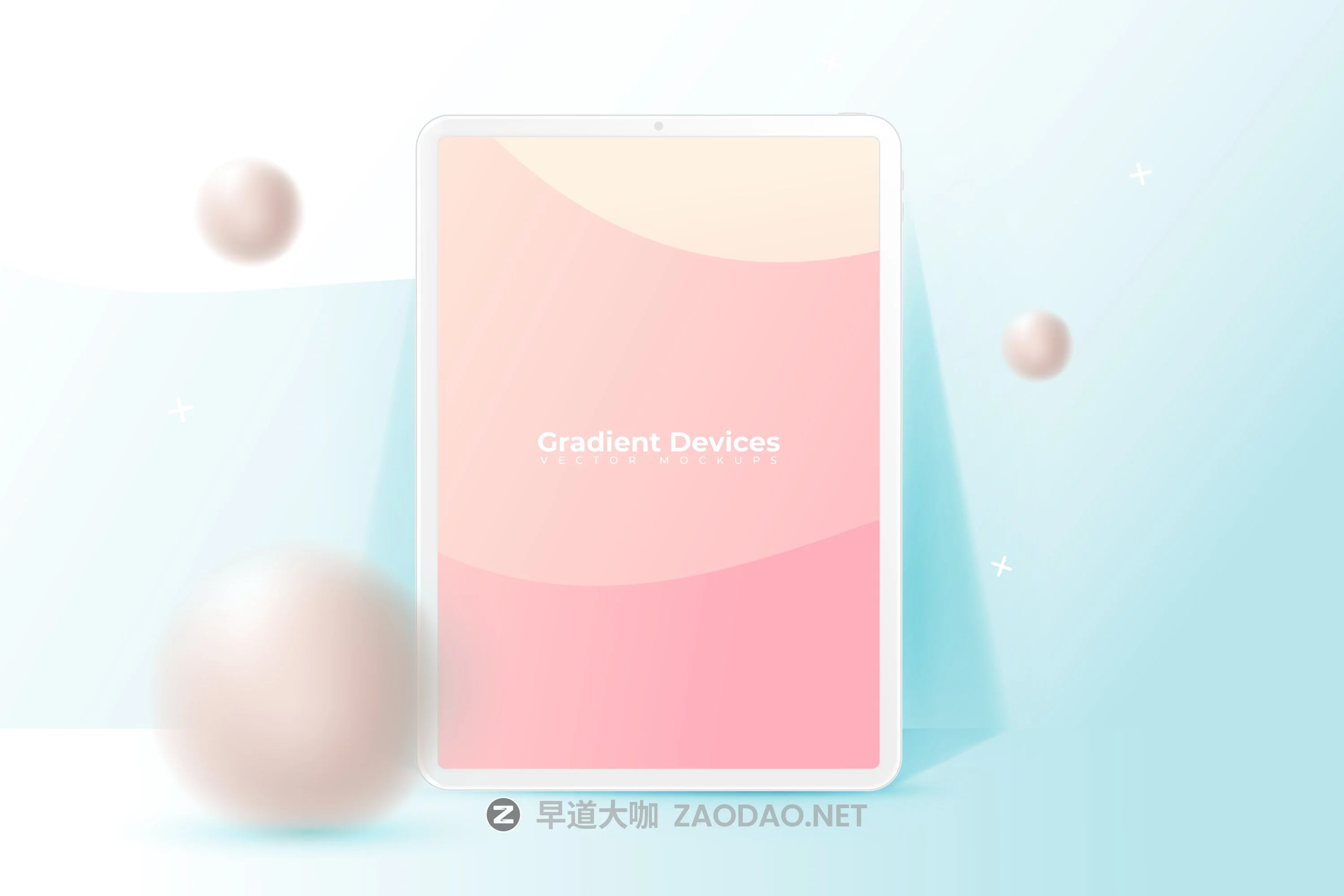 自适应网站设计苹果设备展示贴图矢量样机素材 Realistic & Colorful Vector Devices插图4 自适应网站设计苹果设备展示贴图矢量样机素材 Realistic & Colorful Vector Devices插图4