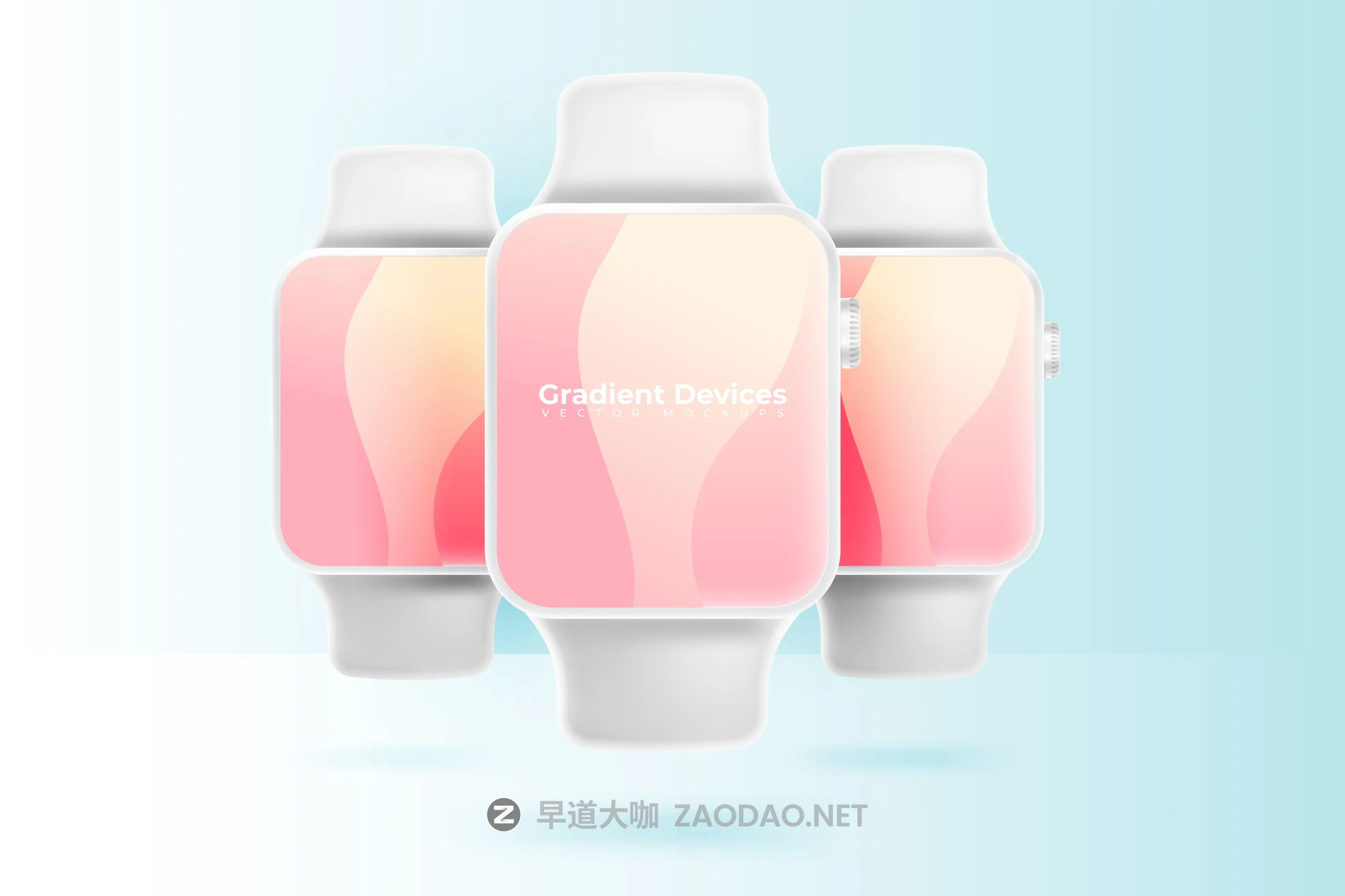 自适应网站设计苹果设备展示贴图矢量样机素材 Realistic & Colorful Vector Devices插图5 自适应网站设计苹果设备展示贴图矢量样机素材 Realistic & Colorful Vector Devices插图5