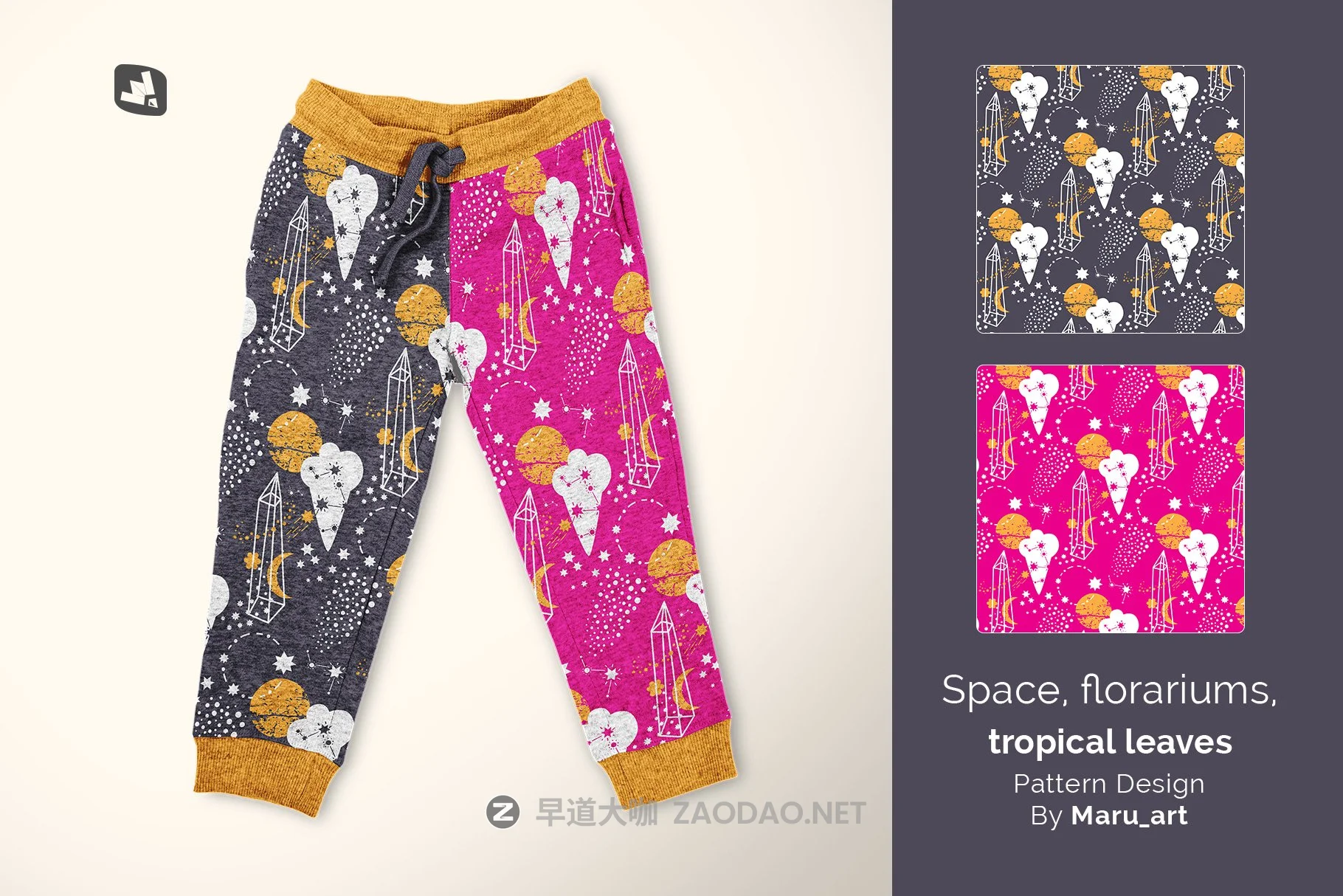 顶视图儿童运动裤印花图案设计展示贴图样机 Top View Infant Track Pants Mockup插图8 顶视图儿童运动裤印花图案设计展示贴图样机 Top View Infant Track Pants Mockup插图8