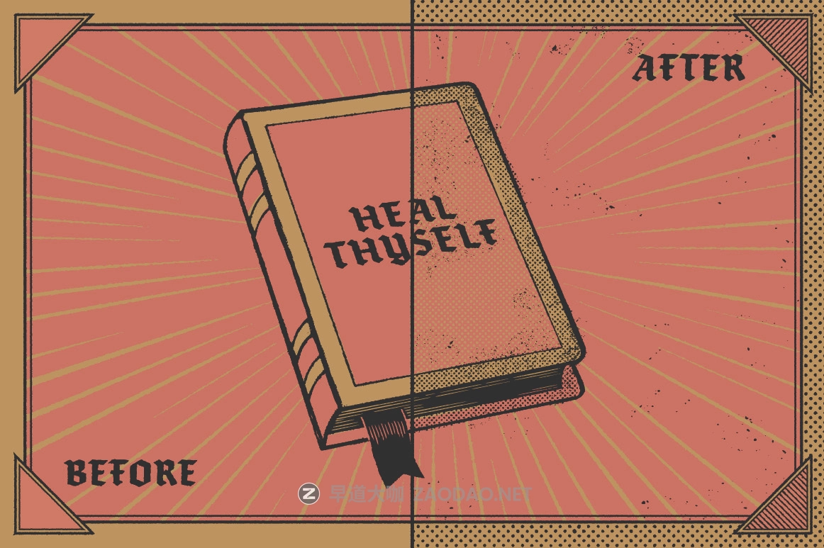 复古半调斑点点状艺术绘画AI矢量笔刷素材 Vector Savior Halftone Swatches插图1 复古半调斑点点状艺术绘画AI矢量笔刷素材 Vector Savior Halftone Swatches插图1