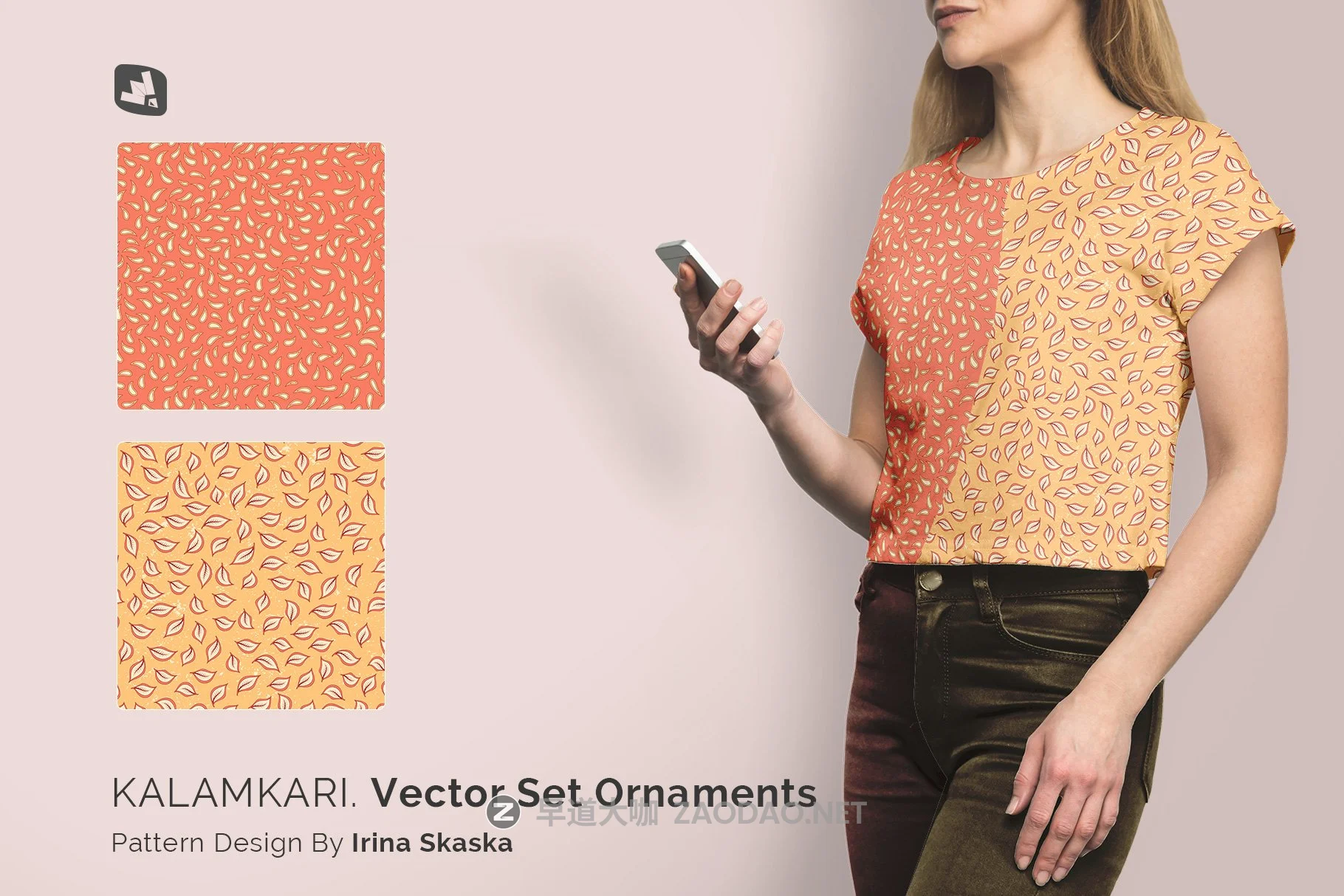 女式短款圆领半袖T恤设计贴图样机 Women Cropped Tshirt Mockup插图9 女式短款圆领半袖T恤设计贴图样机 Women Cropped Tshirt Mockup插图9