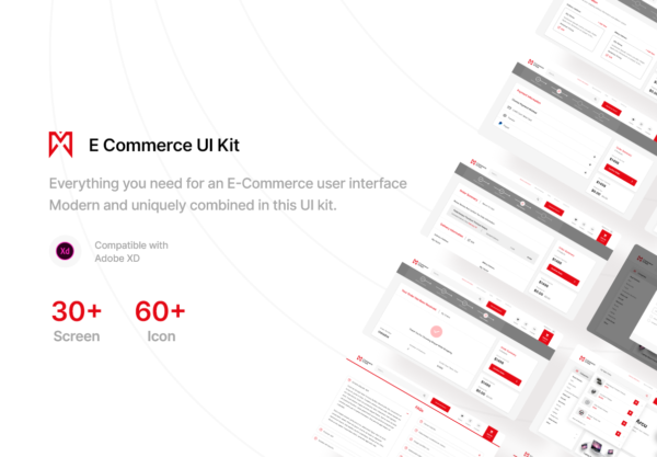 现代简洁电子商城网站WEB界面设计UI套件素材 Mtropia E-Commerce UI Kit