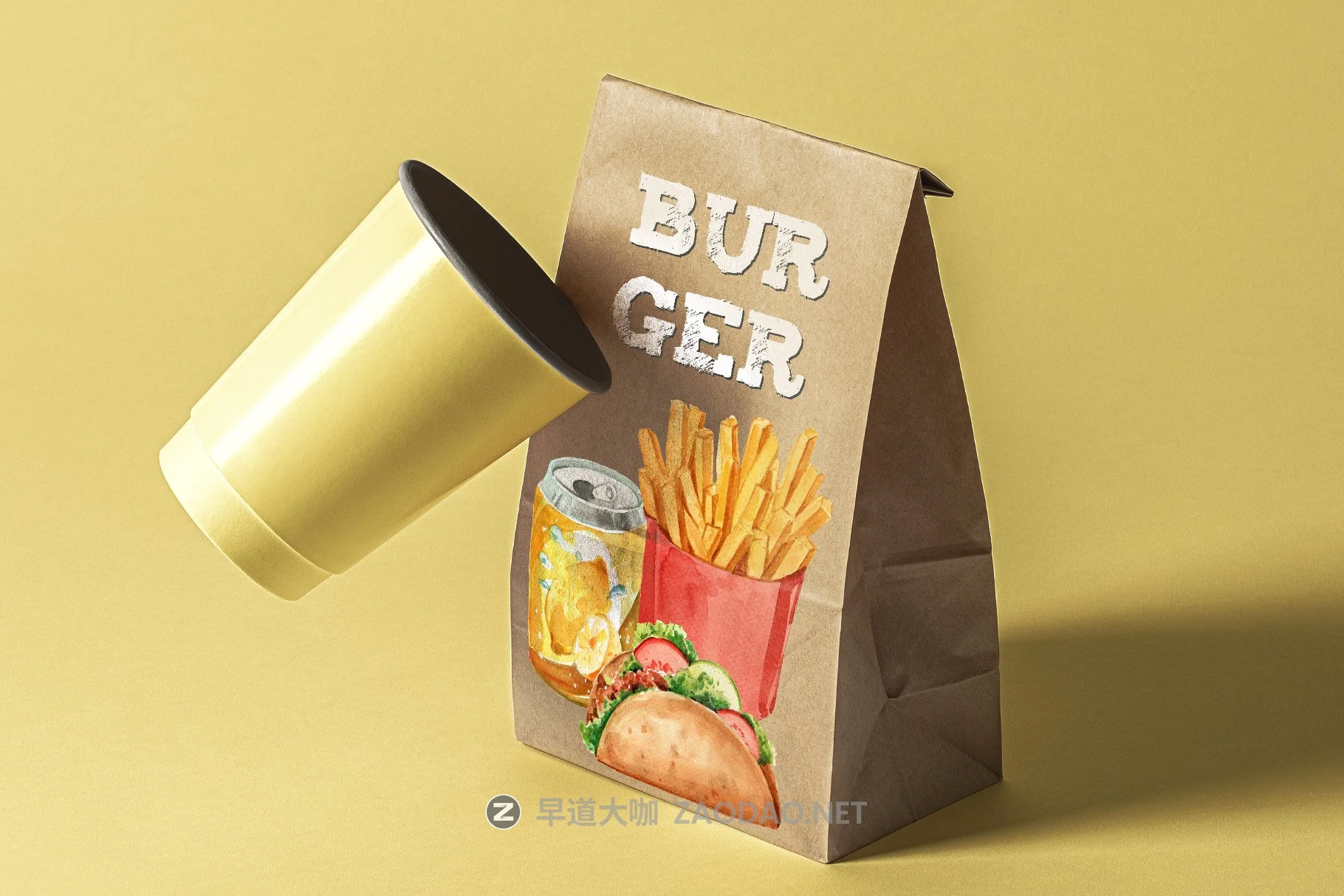 61个汉堡薯条甜点快餐食品手绘水彩画PNG免抠图片素材 Fastfood Watercolor Illustrarion Set插图10 61个汉堡薯条甜点快餐食品手绘水彩画PNG免抠图片素材 Fastfood Watercolor Illustrarion Set插图10