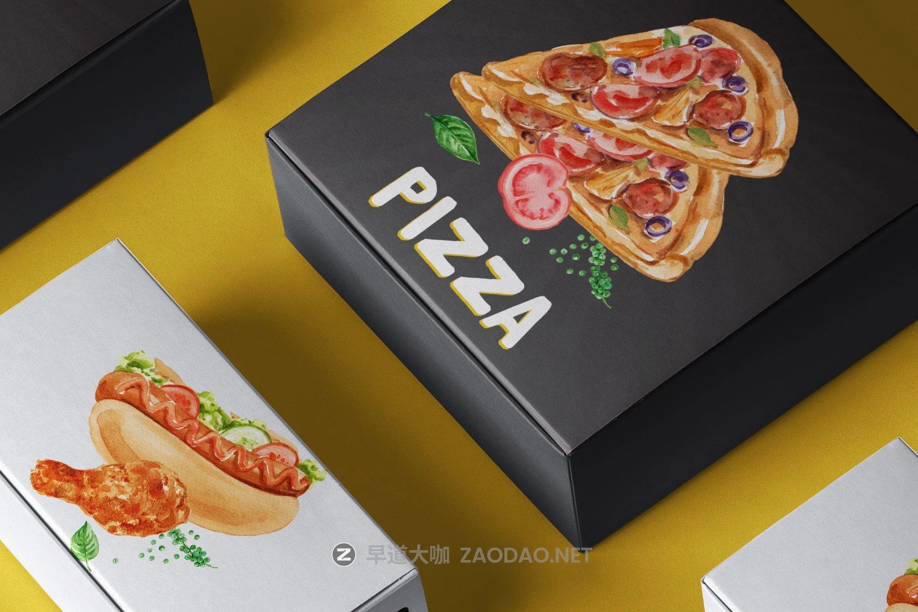 61个汉堡薯条甜点快餐食品手绘水彩画PNG免抠图片素材 Fastfood Watercolor Illustrarion Set插图12 61个汉堡薯条甜点快餐食品手绘水彩画PNG免抠图片素材 Fastfood Watercolor Illustrarion Set插图12